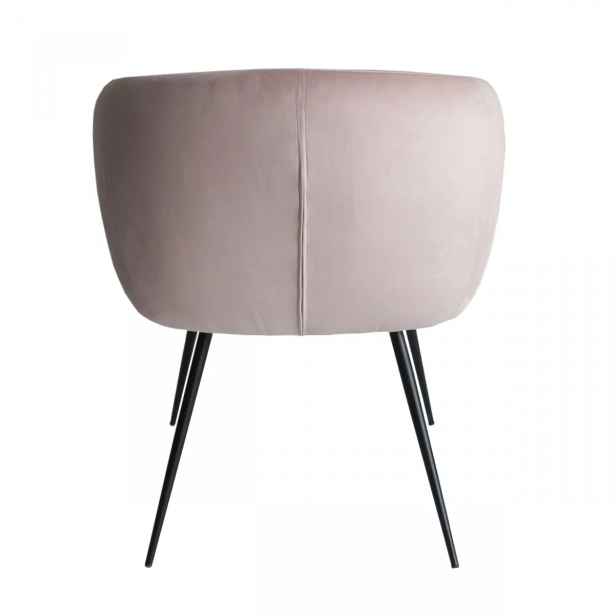 Pink Velvet Modern Dining Chair By Homeroots - Image 4