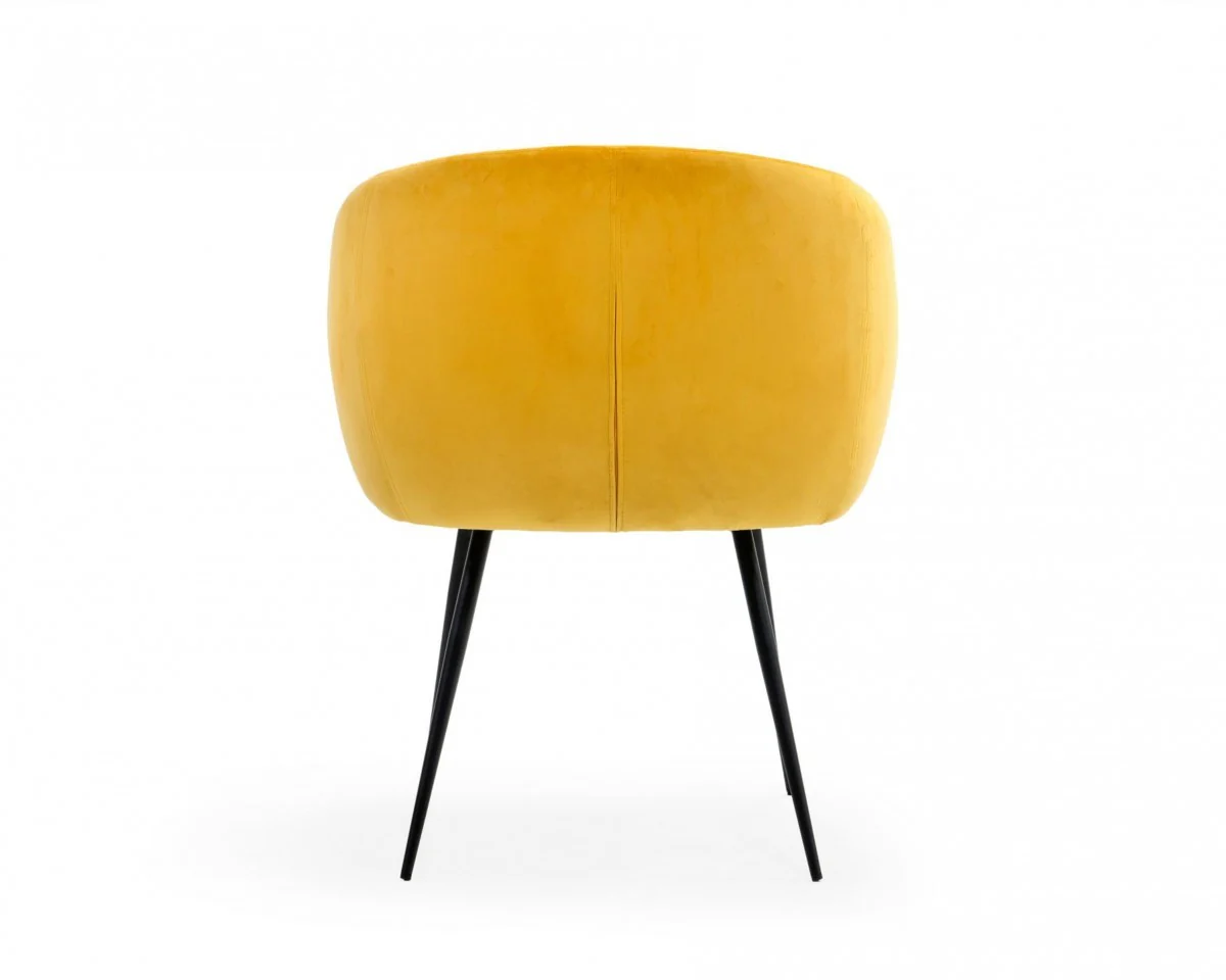 Pink Velvet Modern Dining Chair By Homeroots - Image 8