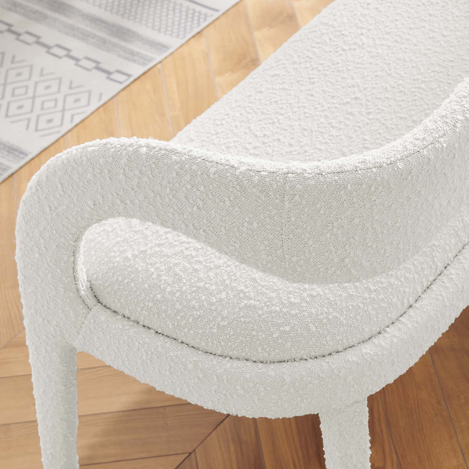 Pinnacle Boucle Fabric Accent Bench By Modway - EEI-6571 - Image 16