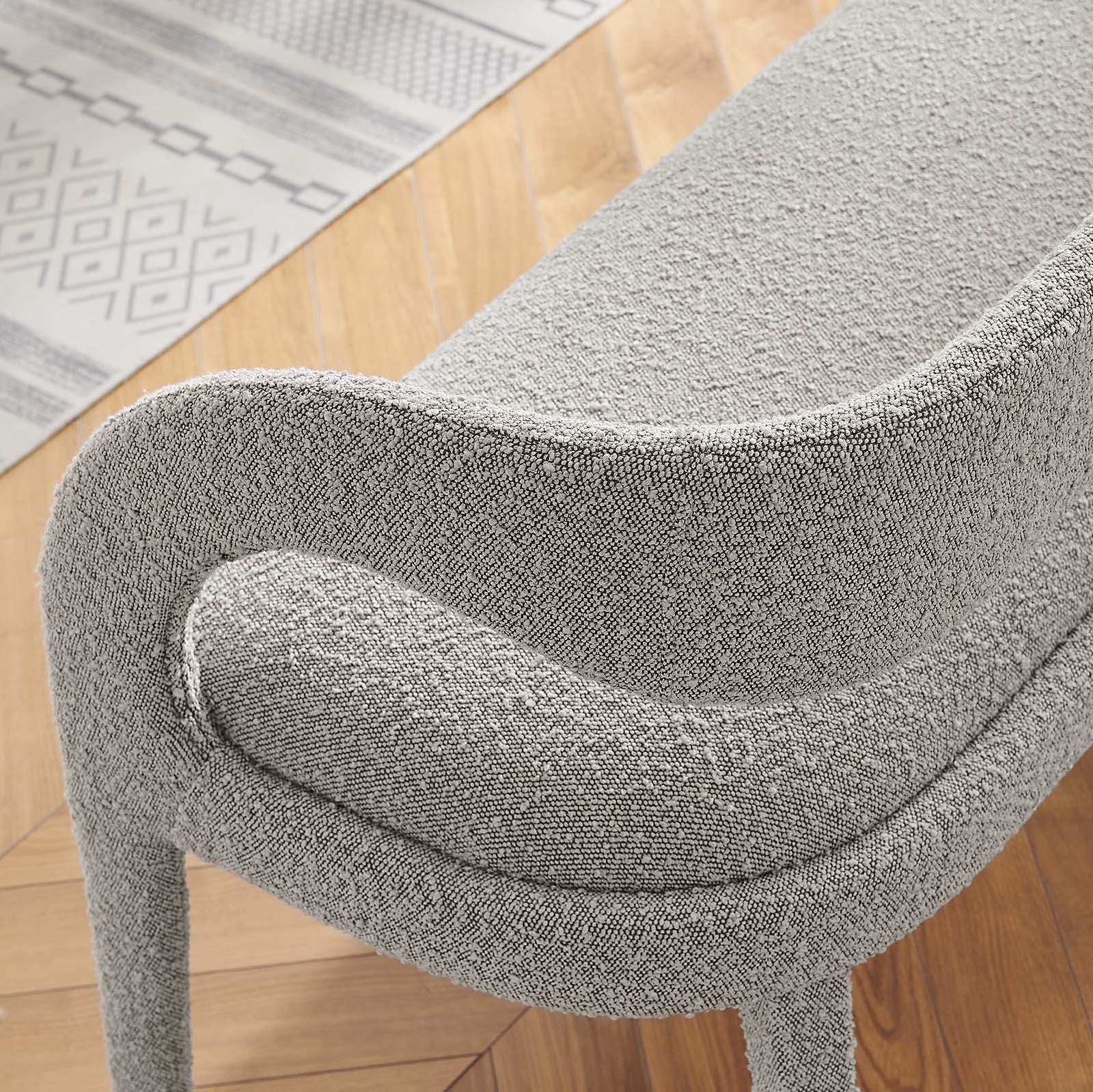 Pinnacle Boucle Fabric Accent Bench By Modway - EEI-6571 - Image 24