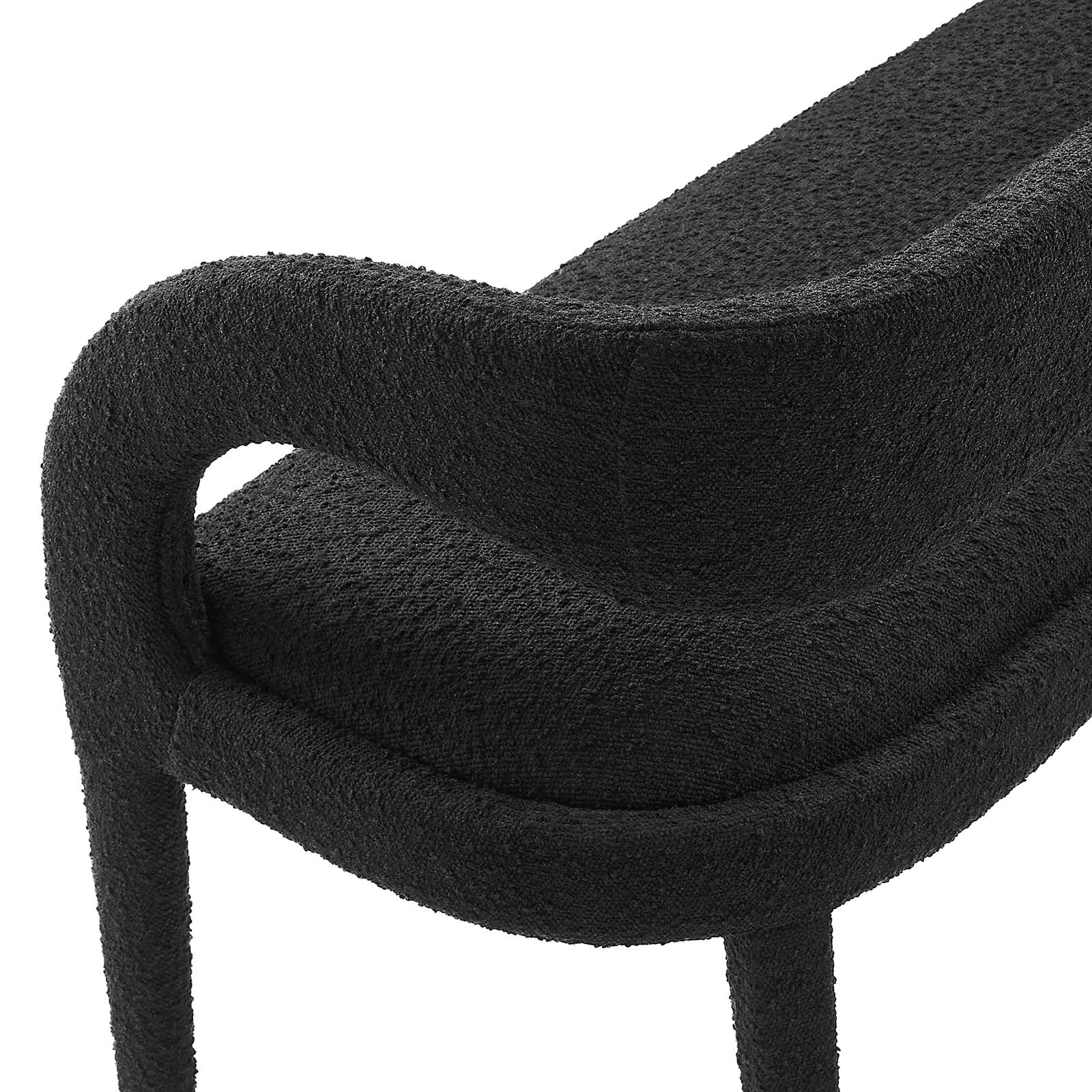 Pinnacle Boucle Fabric Accent Bench By Modway - EEI-6571 - Image 5