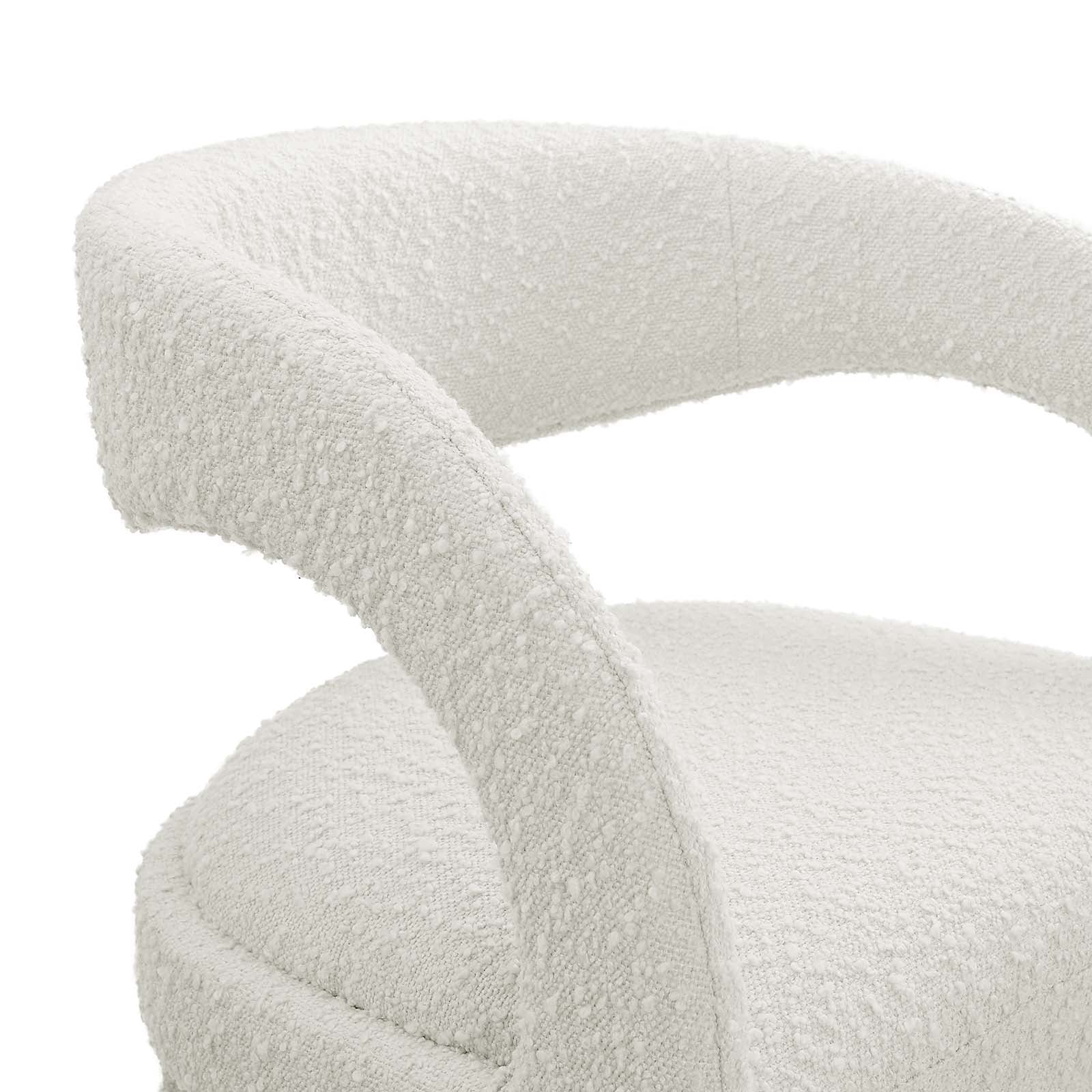 Pinnacle Boucle Upholstered Bar Stool Set of Two By Modway - EEI-6568 - Image 15