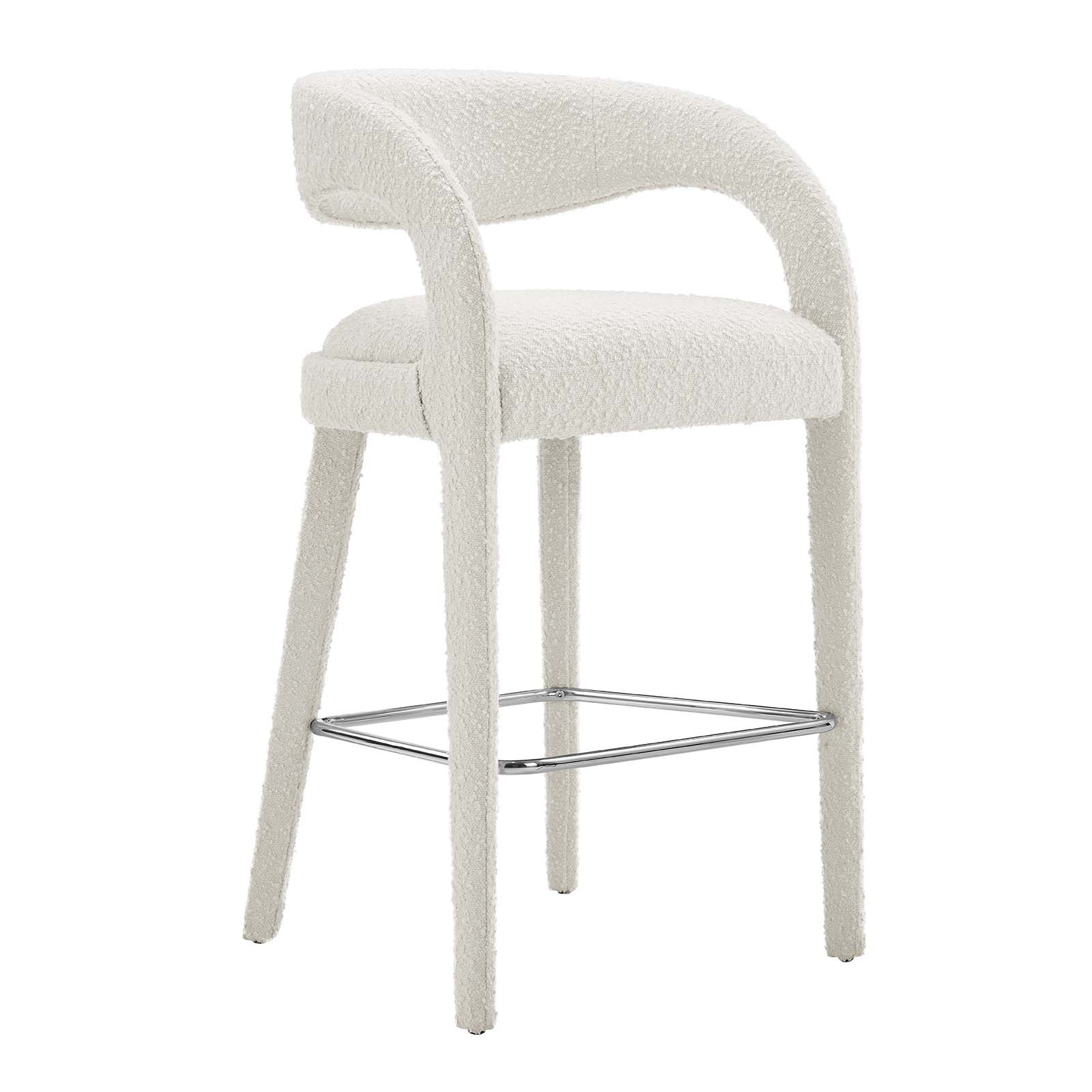 Pinnacle Boucle Upholstered Bar Stool Set of Two By Modway - EEI-6568 - Image 16