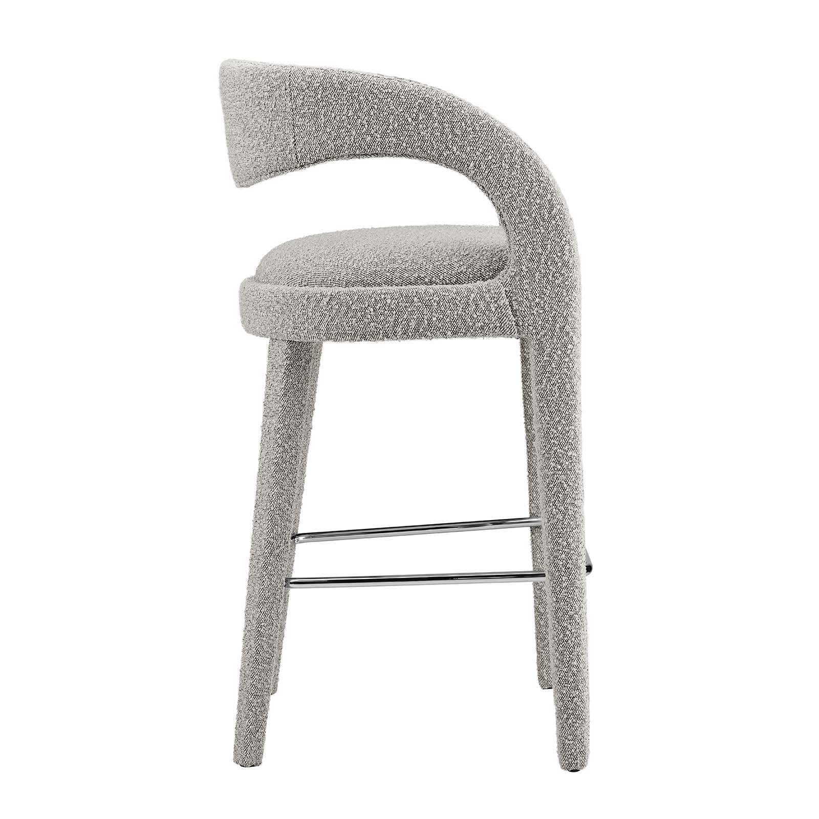 Pinnacle Boucle Upholstered Bar Stool Set of Two By Modway - EEI-6568 - Image 21