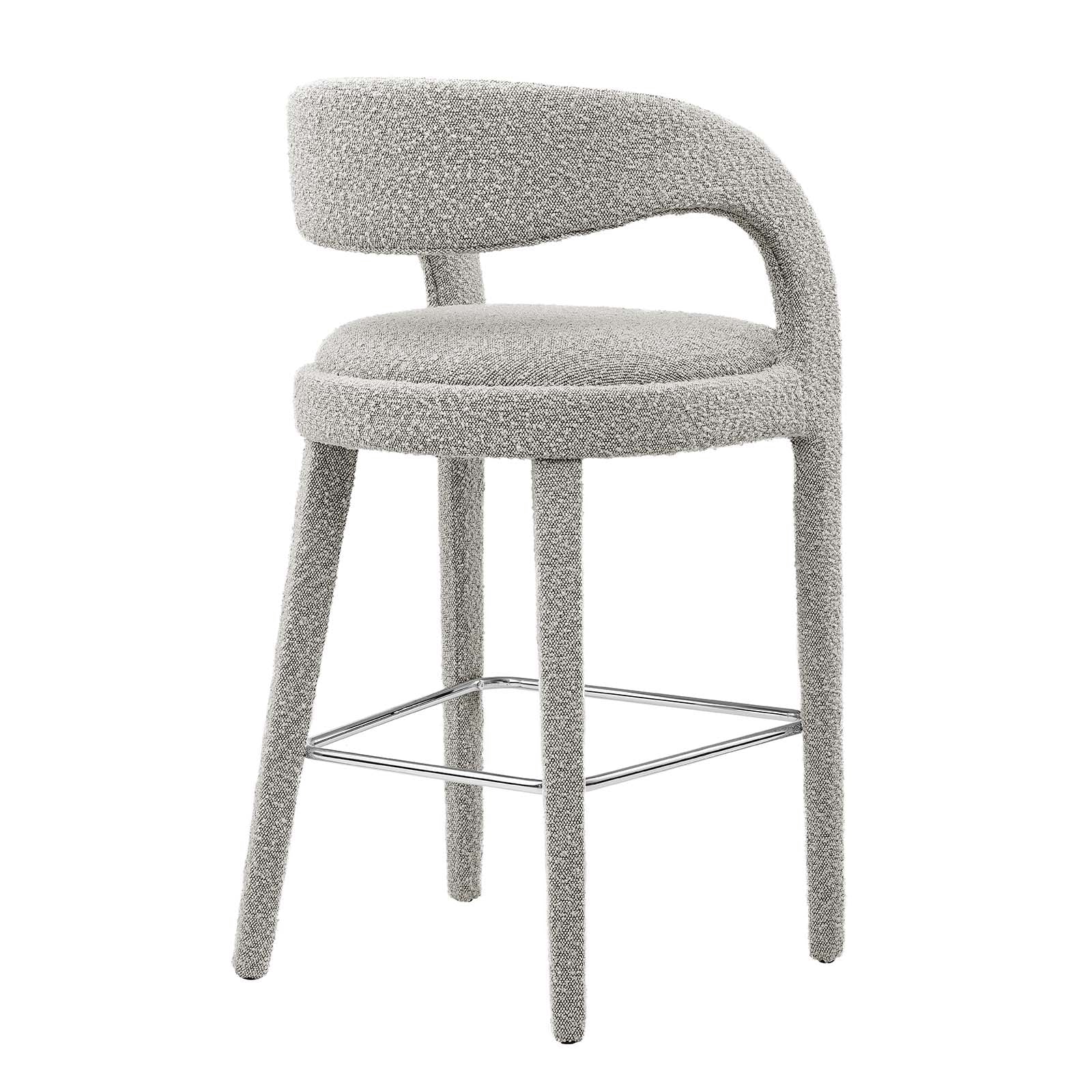 Pinnacle Boucle Upholstered Bar Stool Set of Two By Modway - EEI-6568 - Image 22