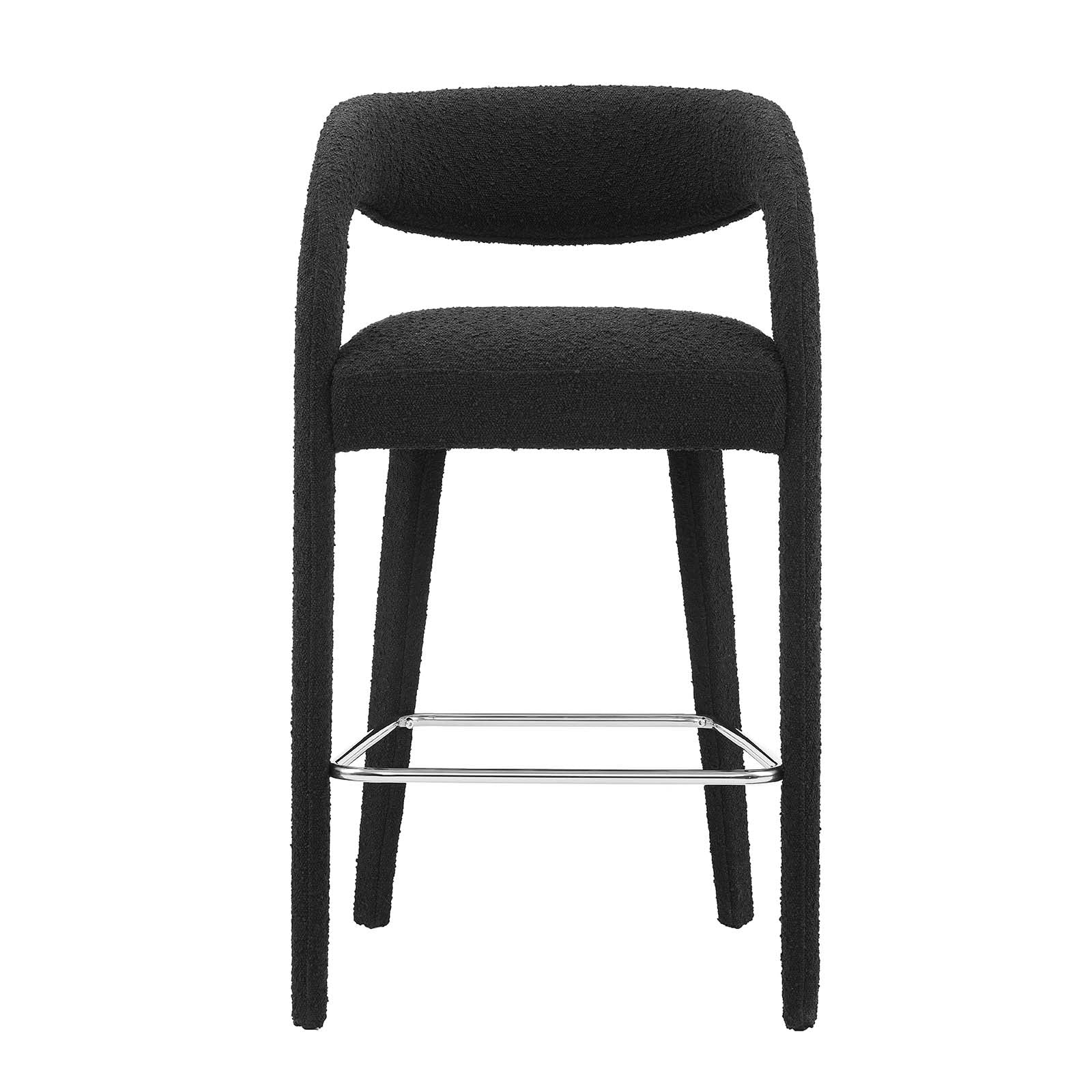 Pinnacle Boucle Upholstered Bar Stool Set of Two By Modway - EEI-6568 - Image 5
