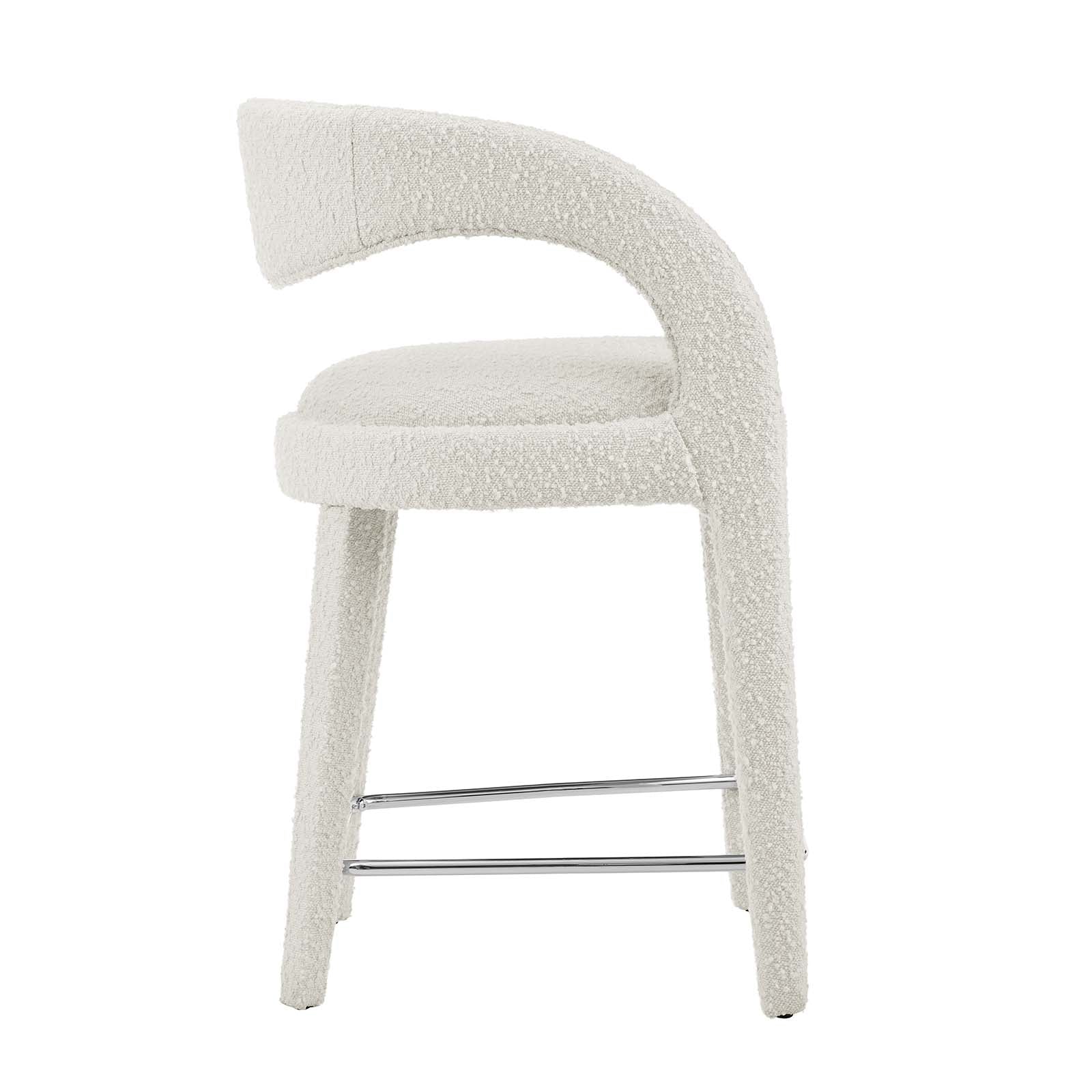 Pinnacle Boucle Upholstered Counter Stool Set of Two By Modway - EEI-6565 - Image 12