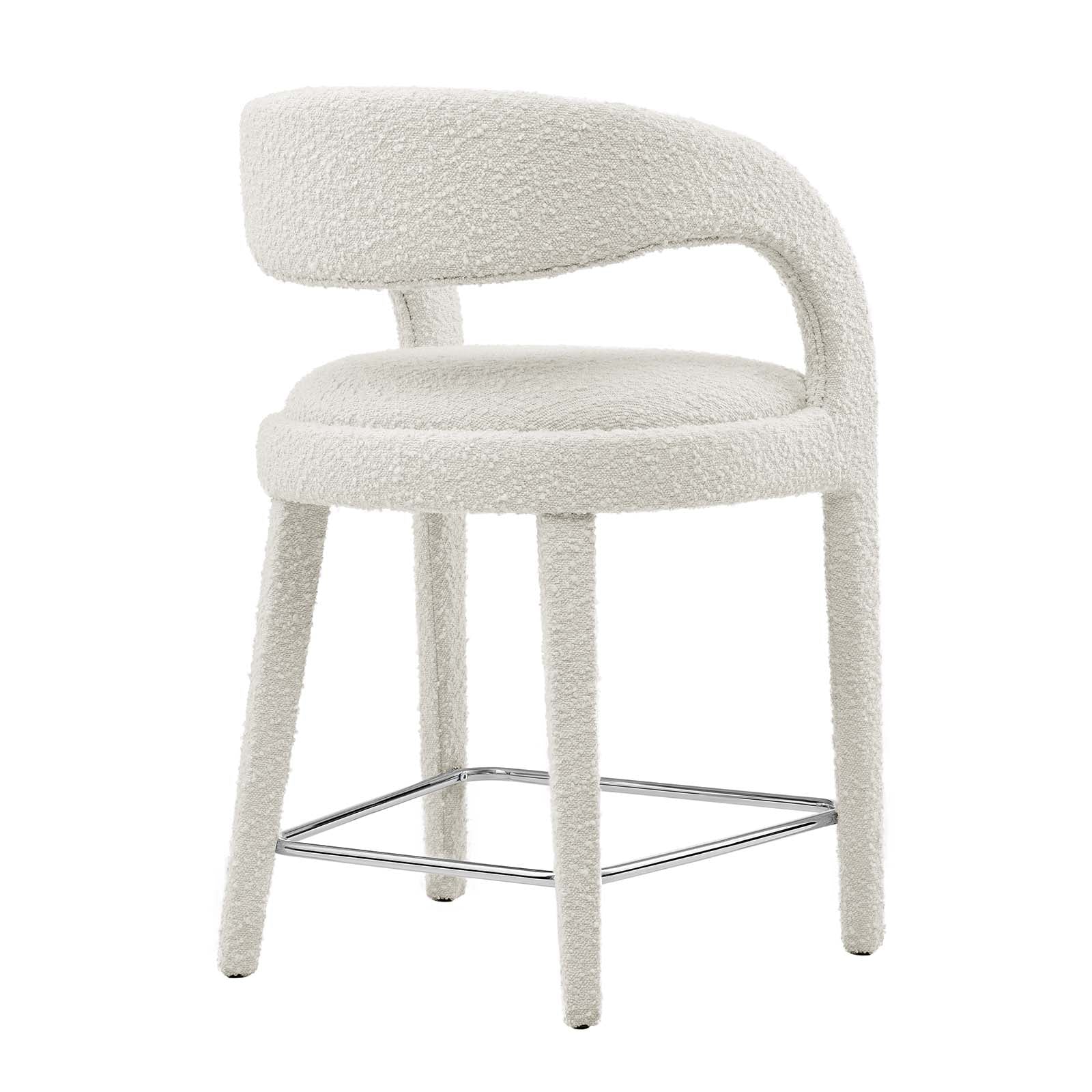 Pinnacle Boucle Upholstered Counter Stool Set of Two By Modway - EEI-6565 - Image 13