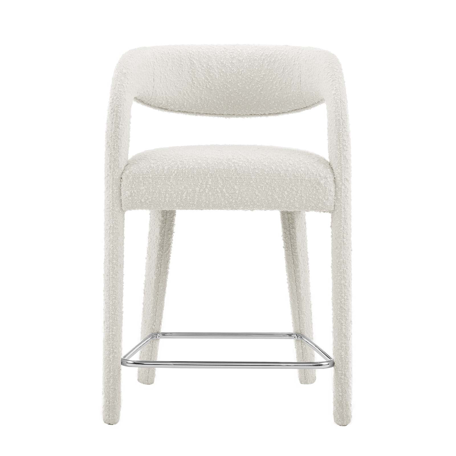 Pinnacle Boucle Upholstered Counter Stool Set of Two By Modway - EEI-6565 - Image 14