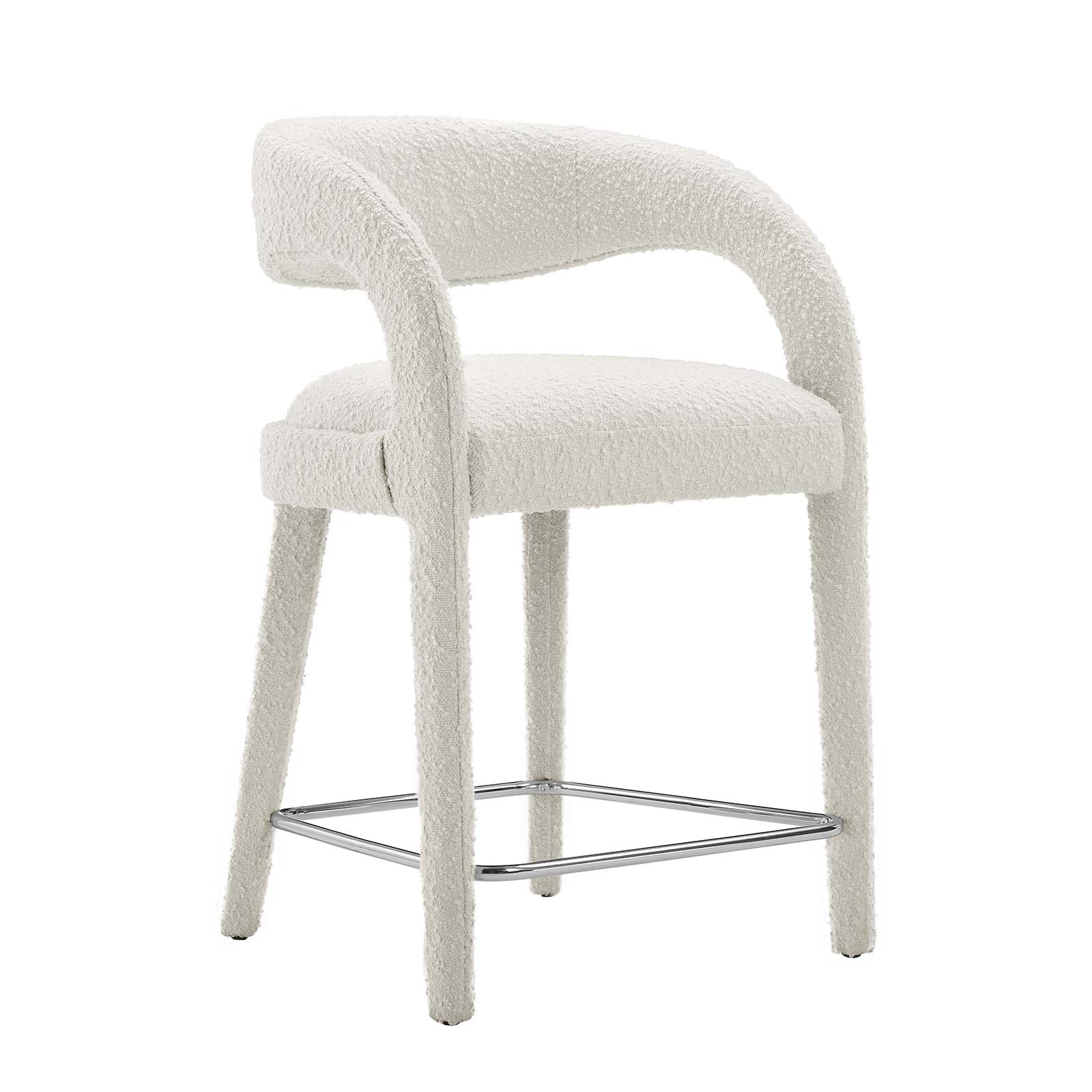 Pinnacle Boucle Upholstered Counter Stool Set of Two By Modway - EEI-6565 - Image 16