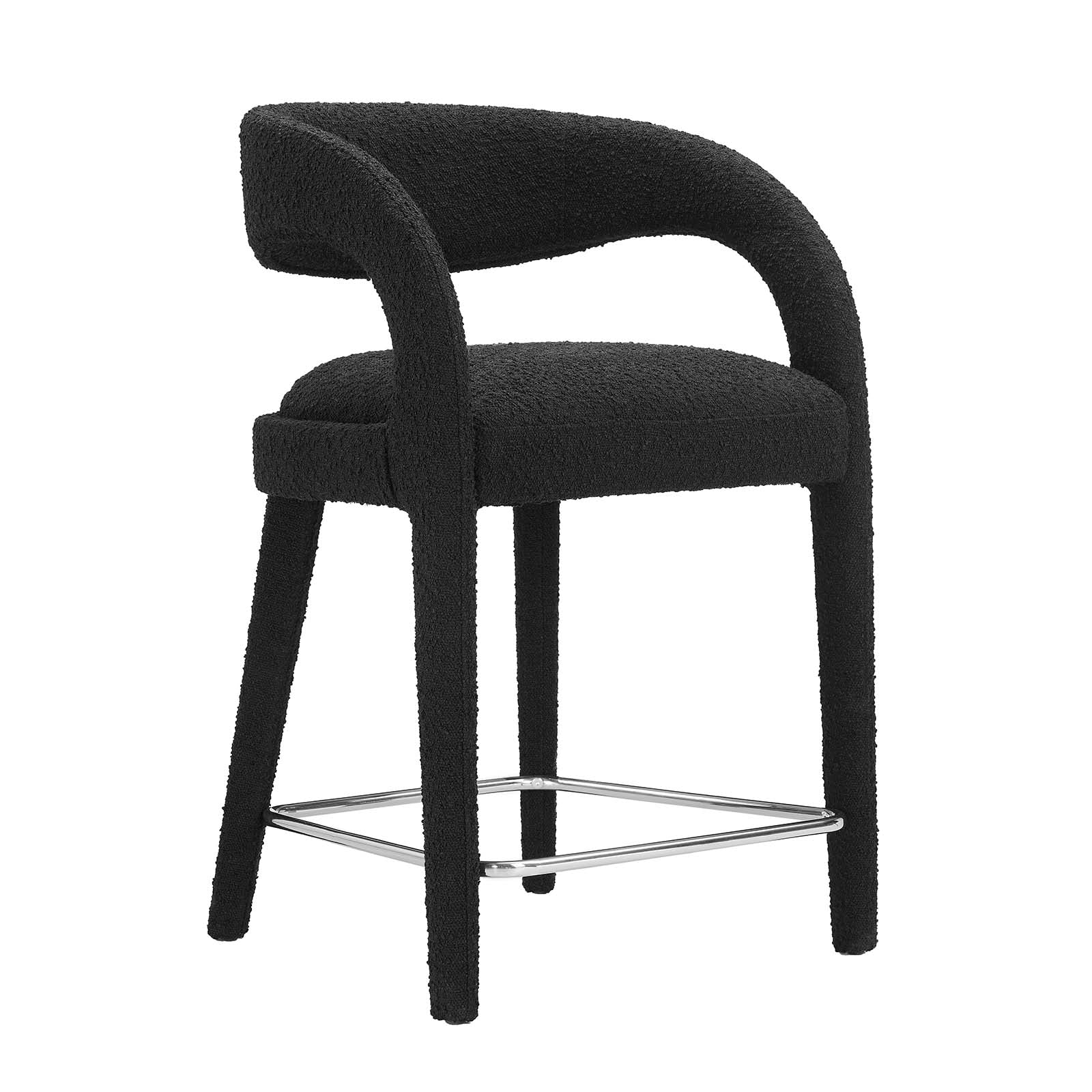 Pinnacle Boucle Upholstered Counter Stool Set of Two By Modway - EEI-6565 - Image 7