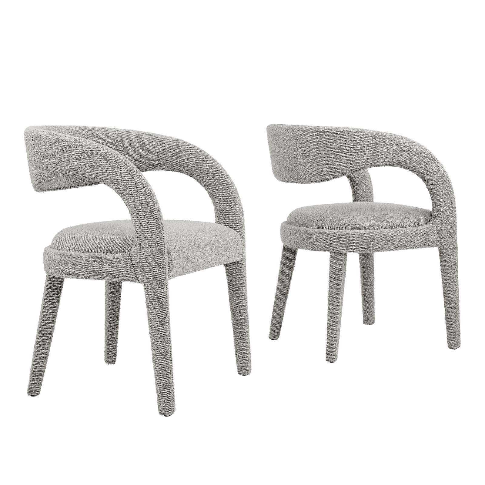 Pinnacle Boucle Upholstered Dining Chair Set of Two By Modway - EEI-6562 - Image 19