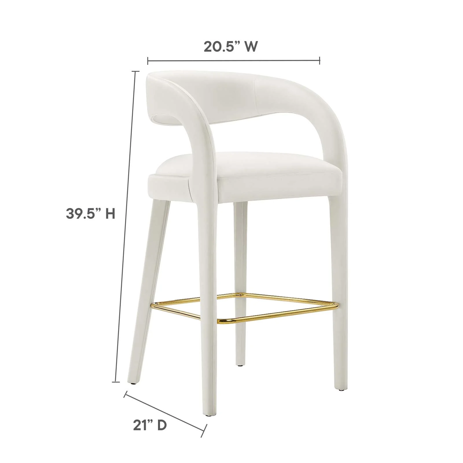 Pinnacle Performance Velvet Bar Stool Set of Two By Modway - EEI-6569 - Image 36