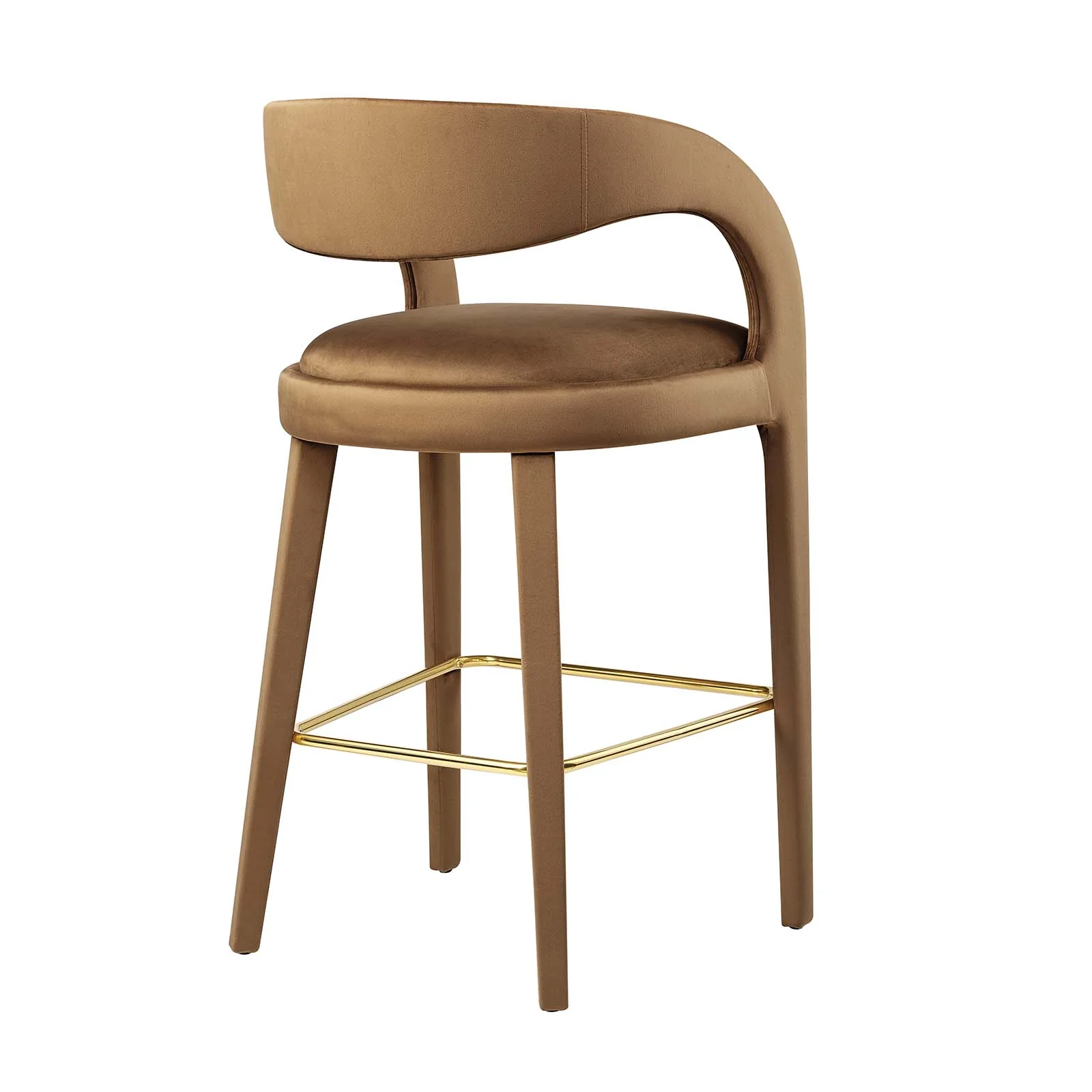 Pinnacle Performance Velvet Bar Stool Set of Two By Modway - EEI-6569 - Image 4