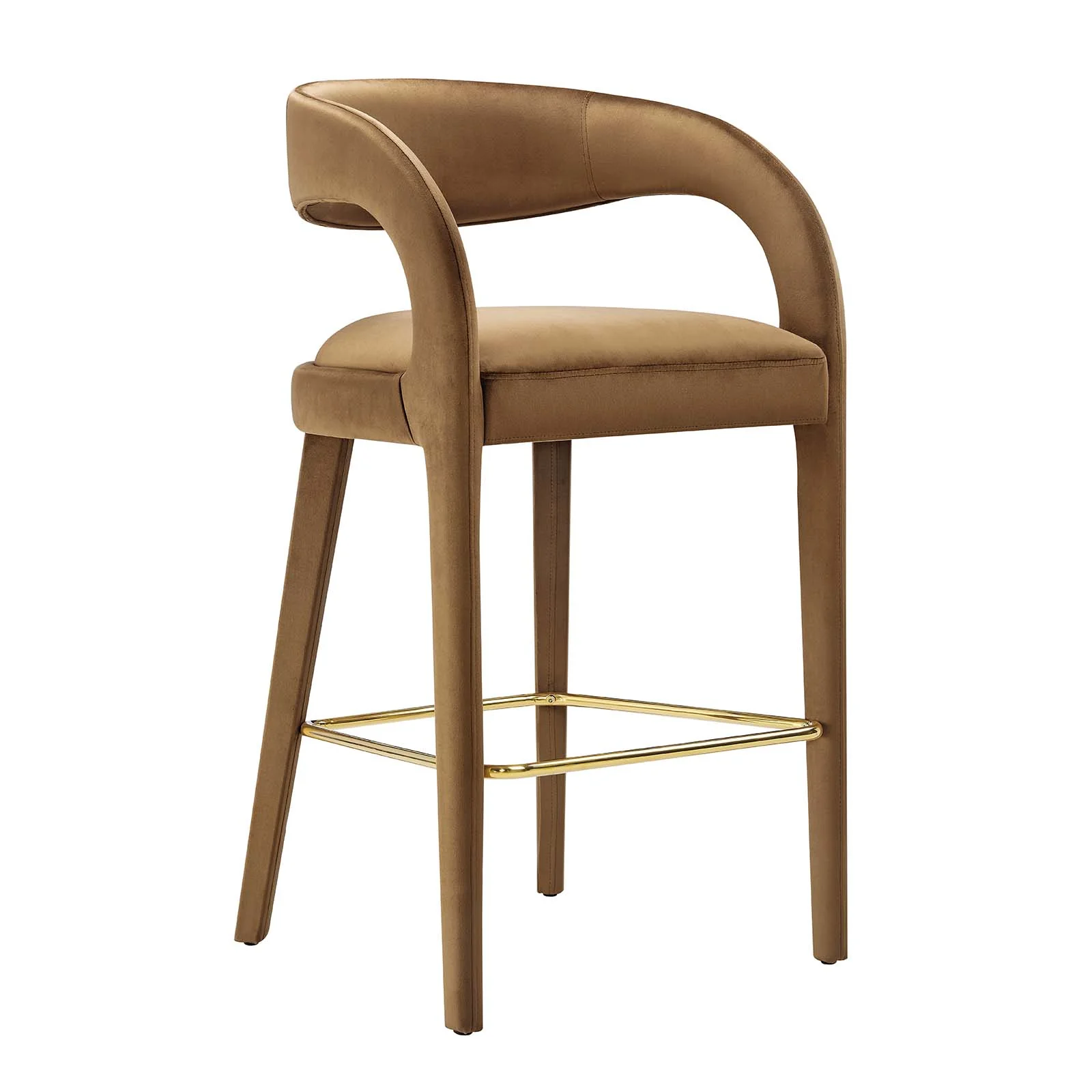 Pinnacle Performance Velvet Bar Stool Set of Two By Modway - EEI-6569 - Image 7