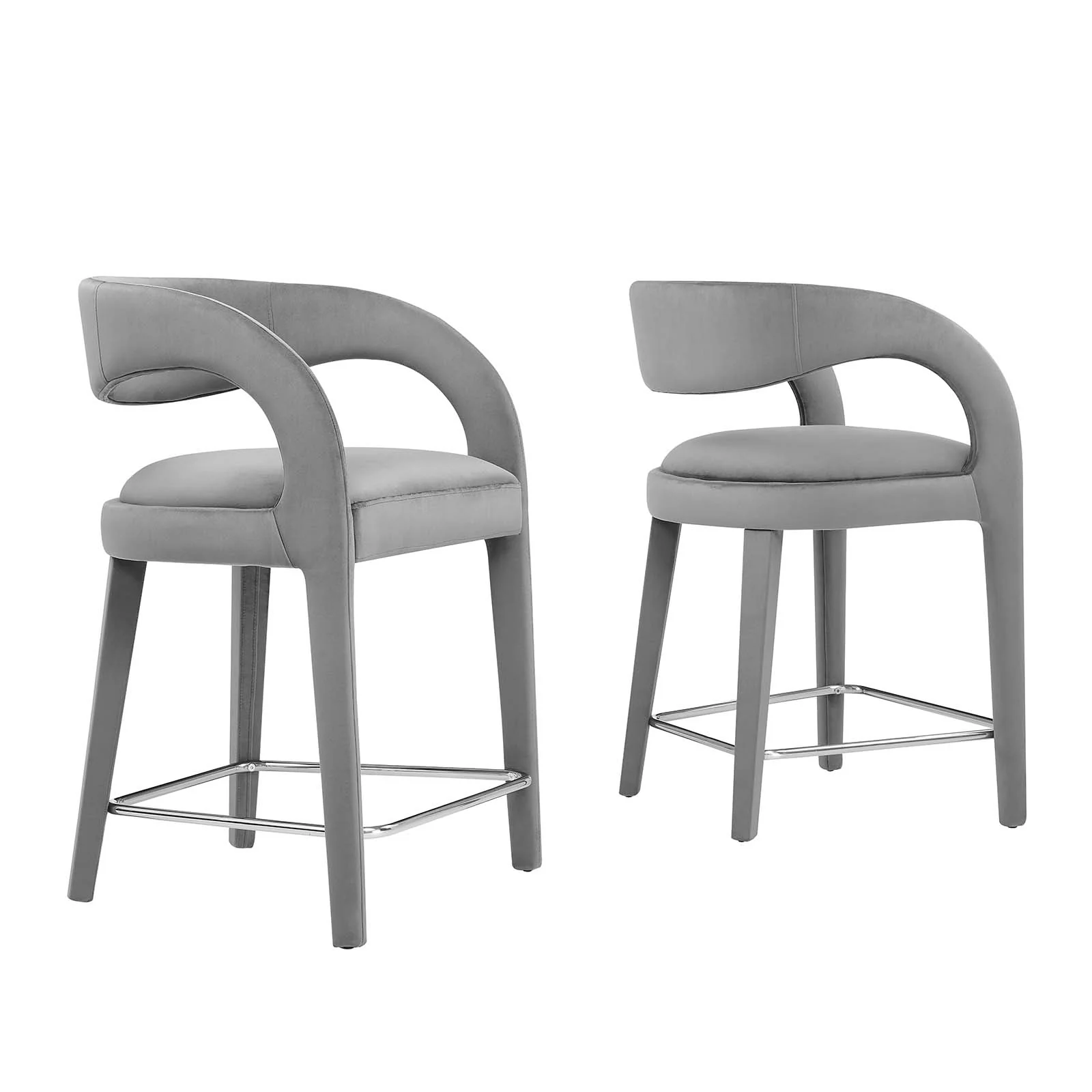 Pinnacle Performance Velvet Counter Stool Set of Two By Modway - EEI-6566 - Image 19