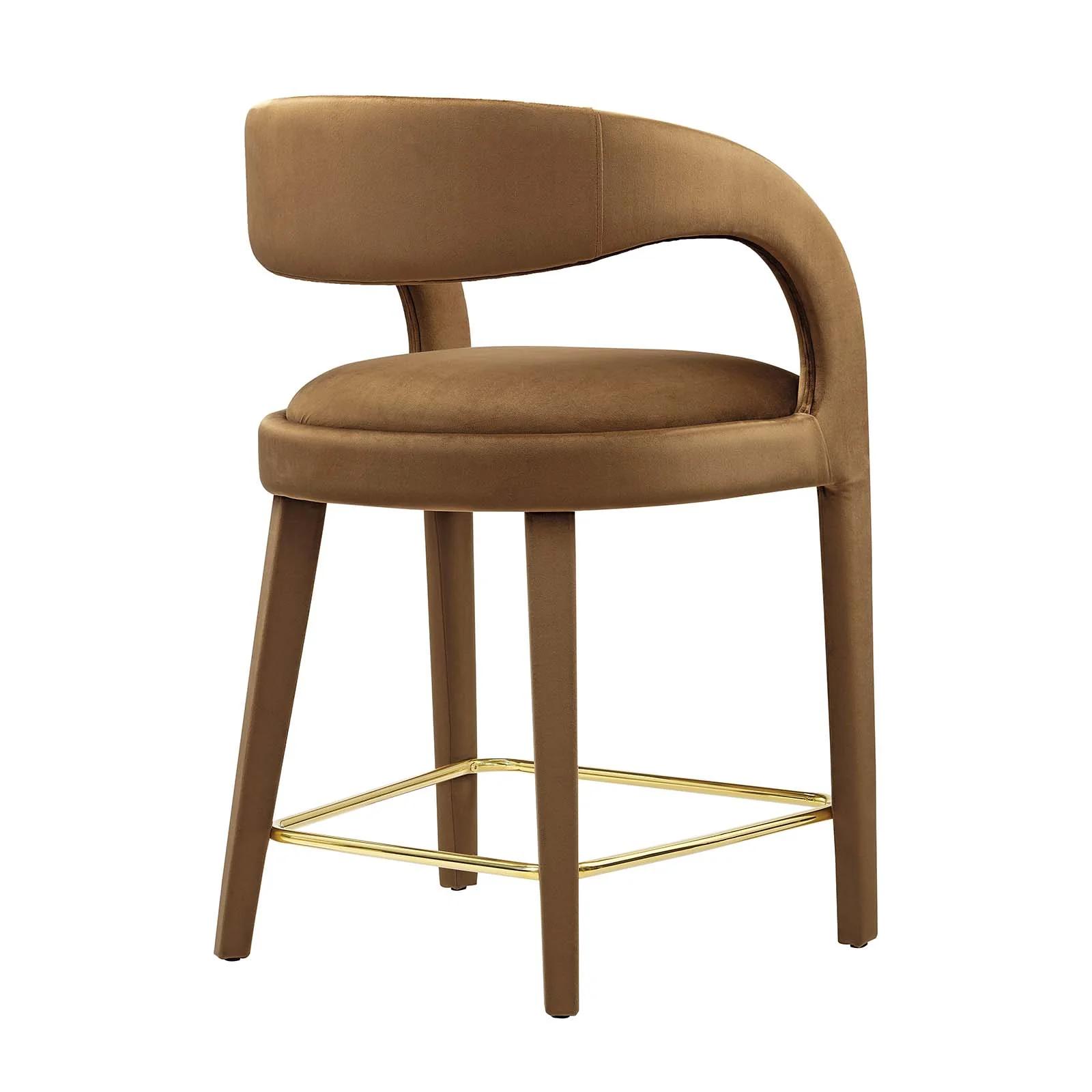 Pinnacle Performance Velvet Counter Stool Set of Two By Modway - EEI-6566 - Image 4