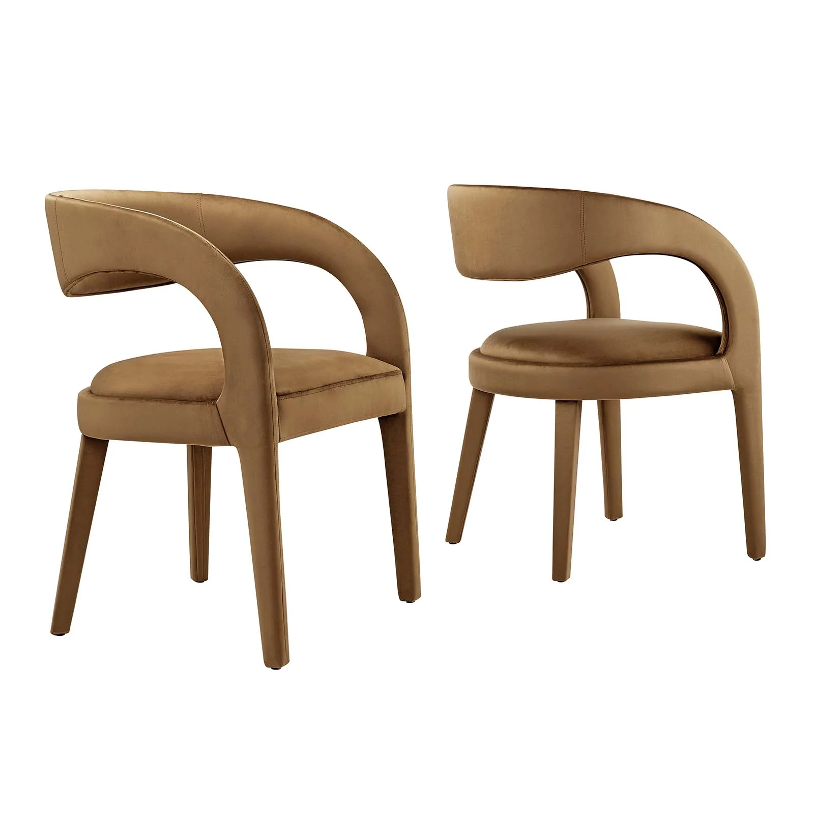 Pinnacle Performance Velvet Dining Chair Set of Two By Modway - EEI-6563 - Image 2