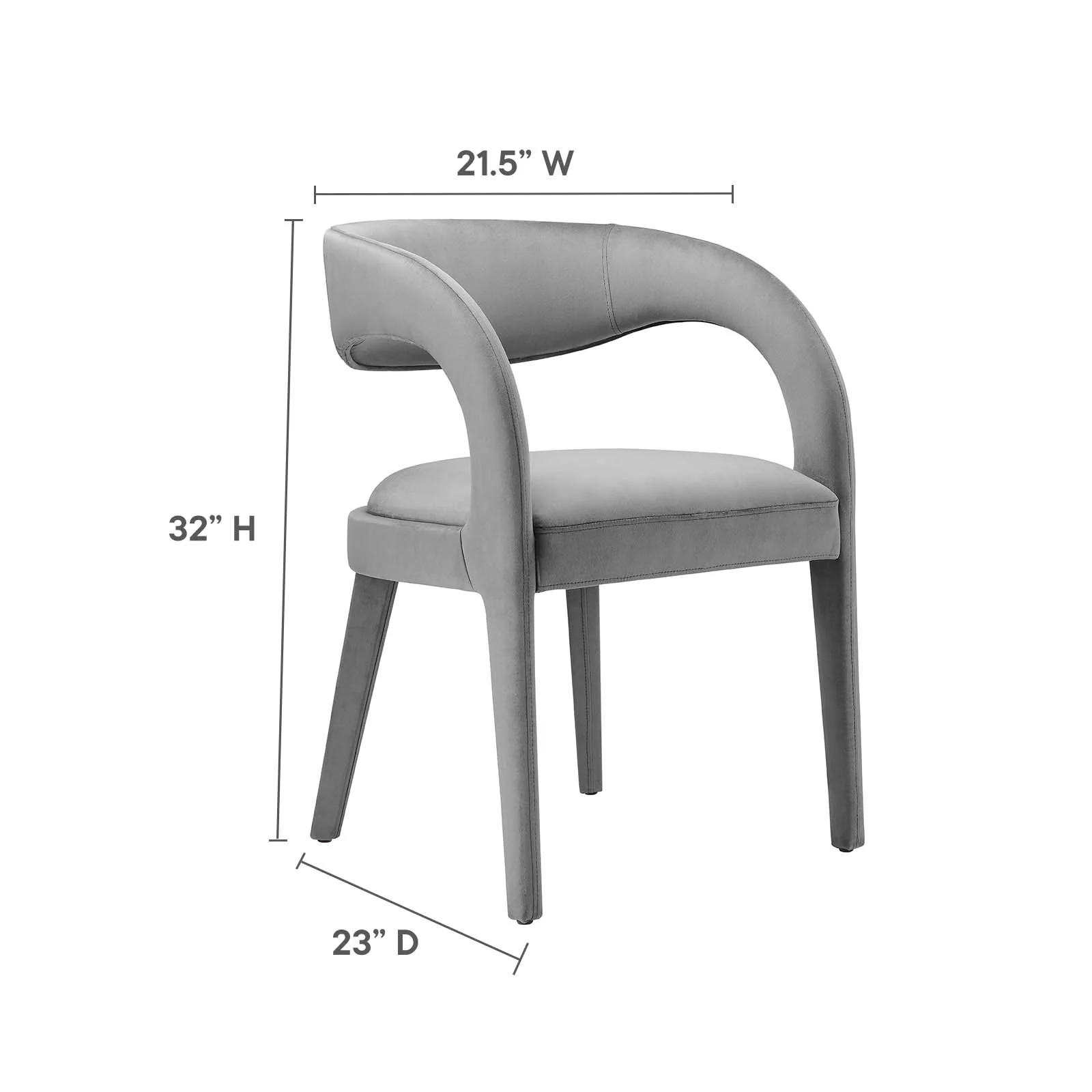 Pinnacle Performance Velvet Dining Chair Set of Two By Modway - EEI-6563 - Image 27