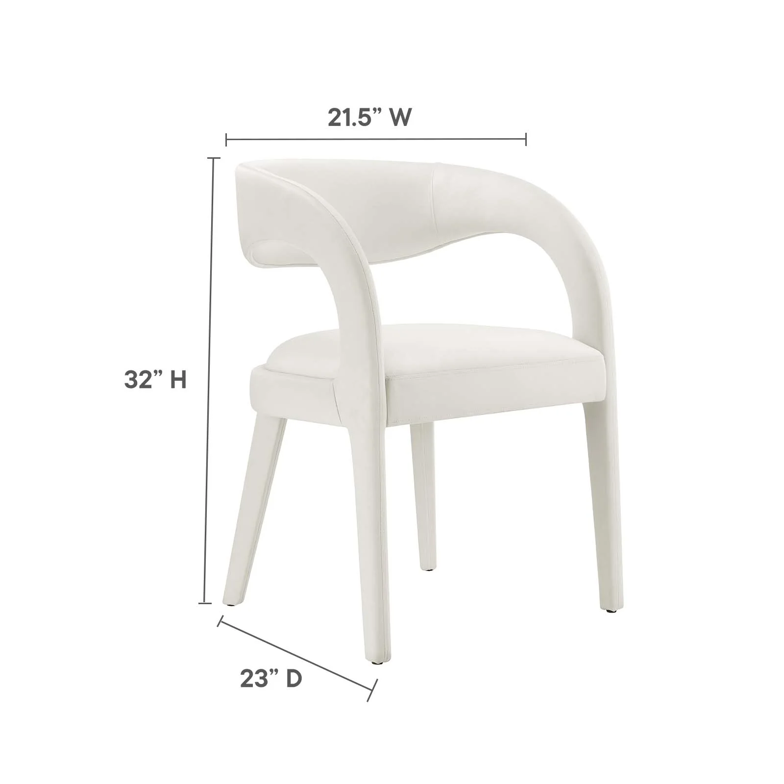 Pinnacle Performance Velvet Dining Chair Set of Two By Modway - EEI-6563 - Image 36