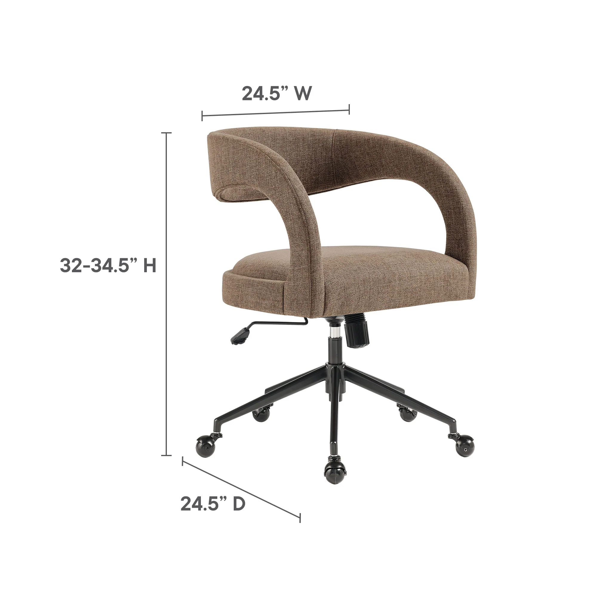 Pinnacle Upholstered Office Chair by Modway - Image 22