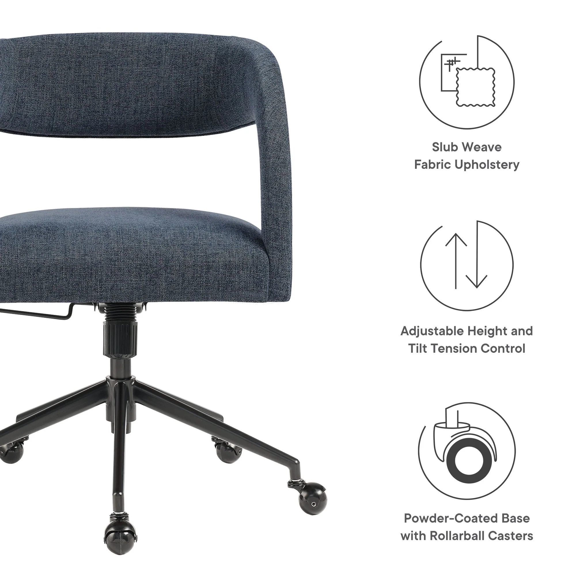 Pinnacle Upholstered Office Chair by Modway - Image 31