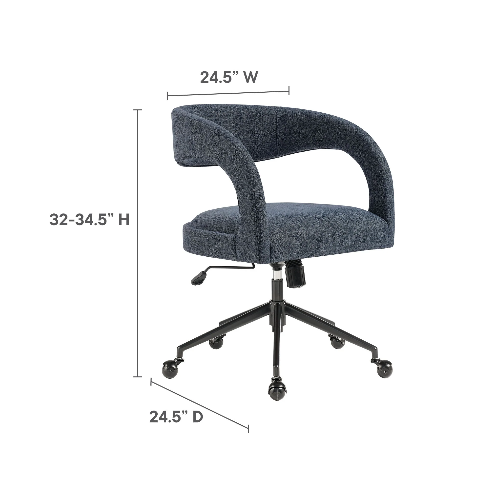 Pinnacle Upholstered Office Chair by Modway - Image 32