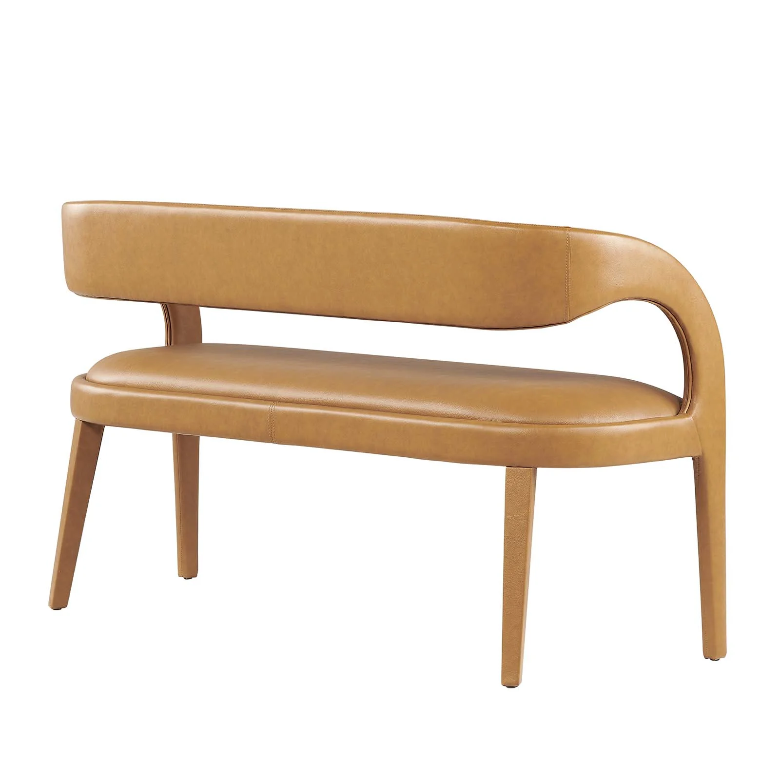Pinnacle Vegan Leather Accent Bench By Modway - EEI-6570 - Image 11