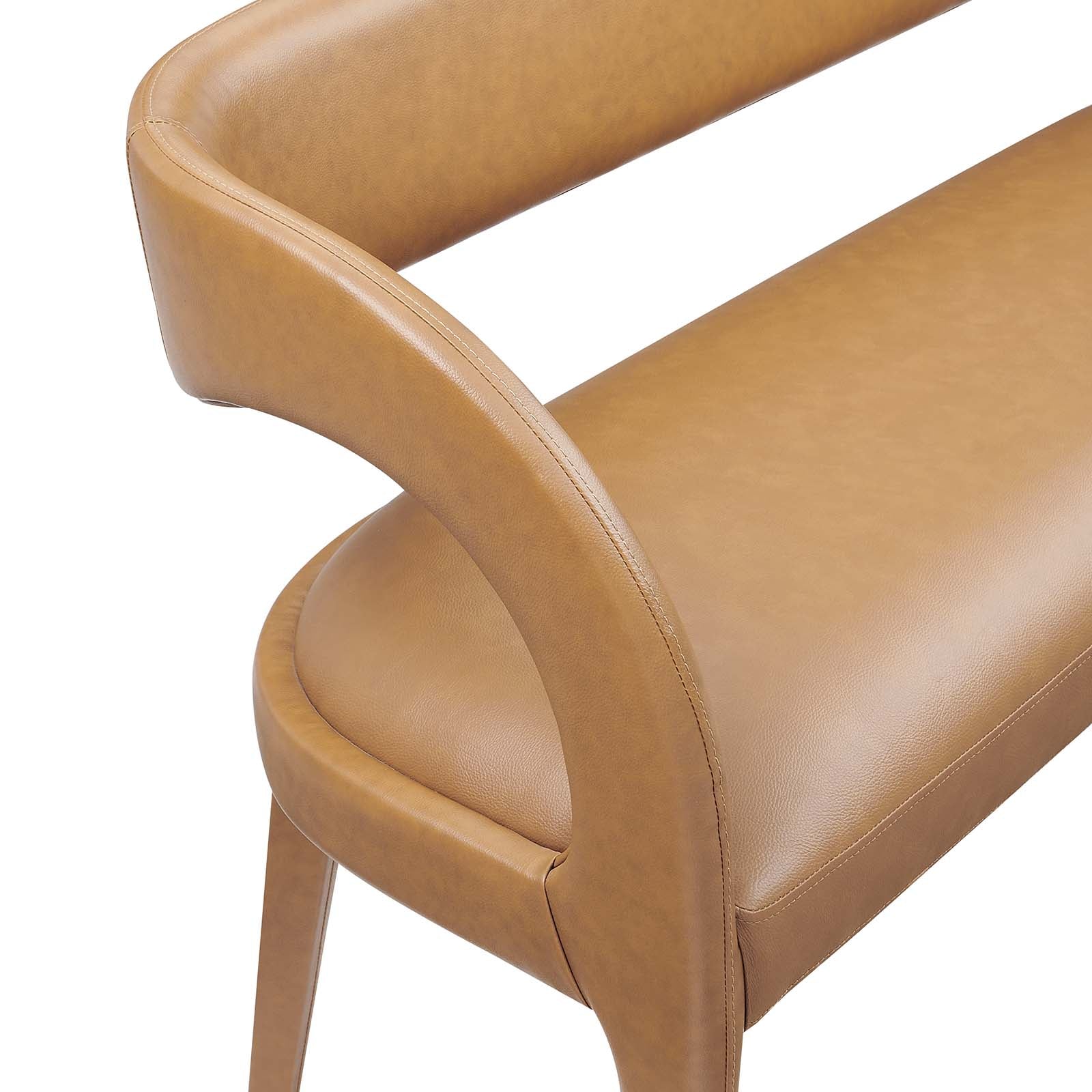 Pinnacle Vegan Leather Accent Bench By Modway - EEI-6570 - Image 13