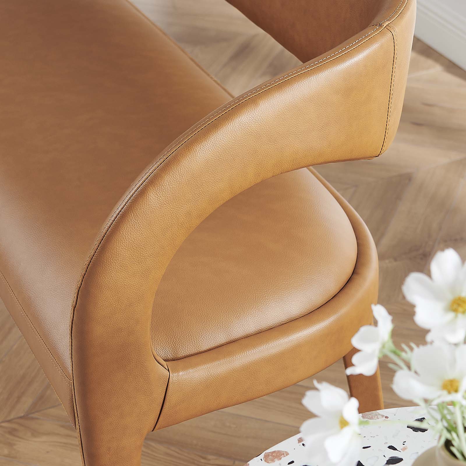 Pinnacle Vegan Leather Accent Bench By Modway - EEI-6570 - Image 16