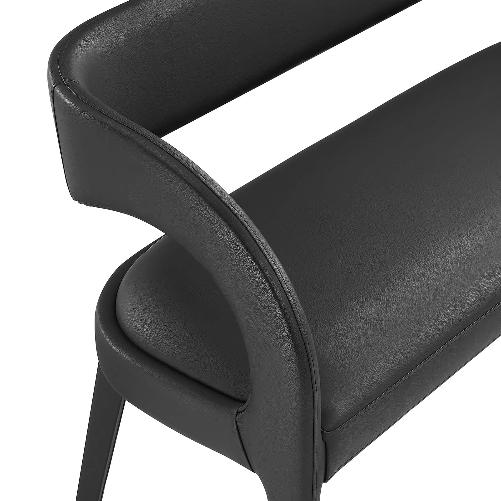 Pinnacle Vegan Leather Accent Bench By Modway - EEI-6570 - Image 5