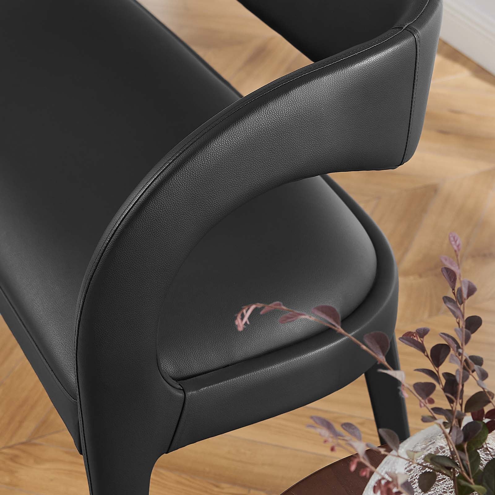 Pinnacle Vegan Leather Accent Bench By Modway - EEI-6570 - Image 8
