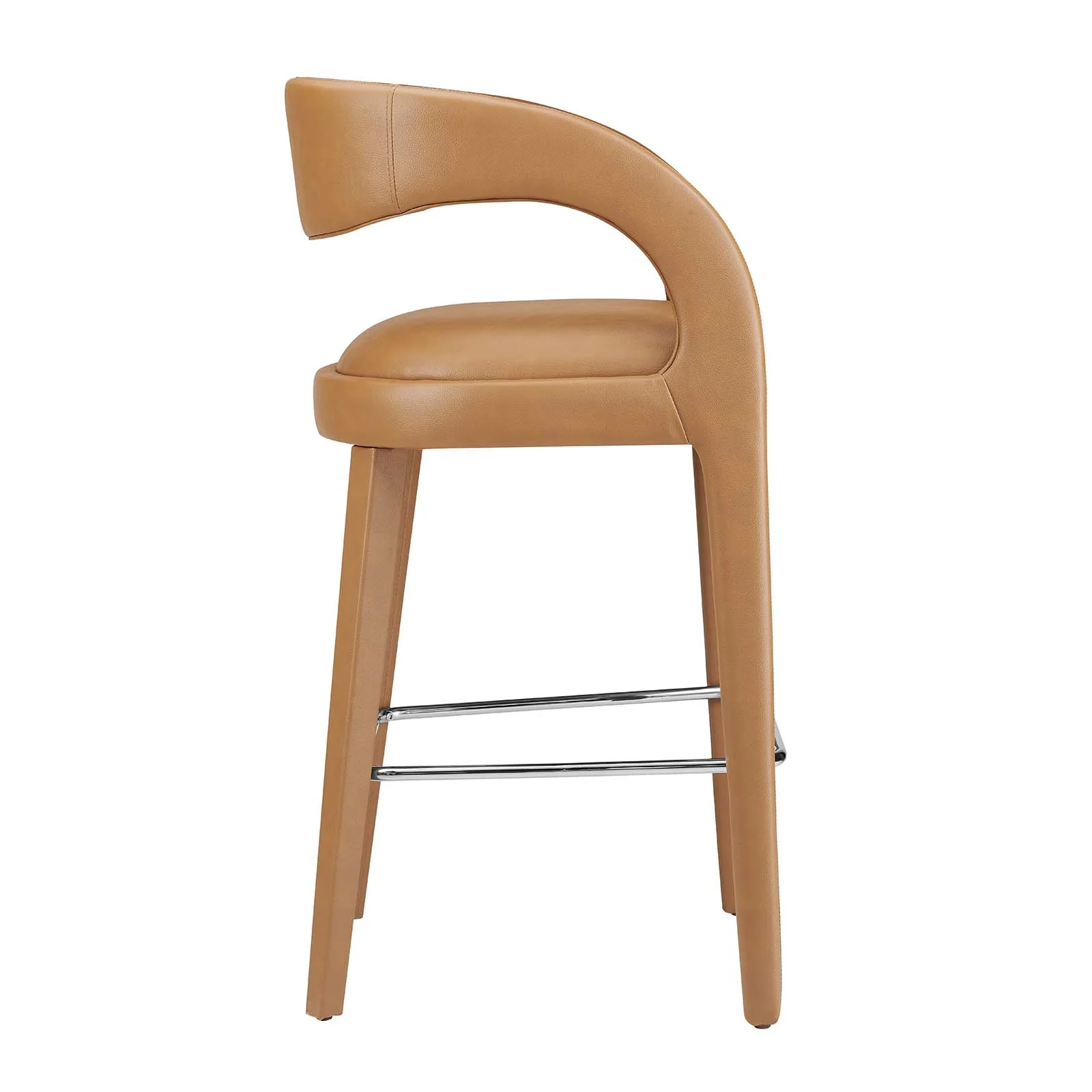 Pinnacle Vegan Leather Bar Stool Set of Two By Modway - EEI-6567 - Image 12