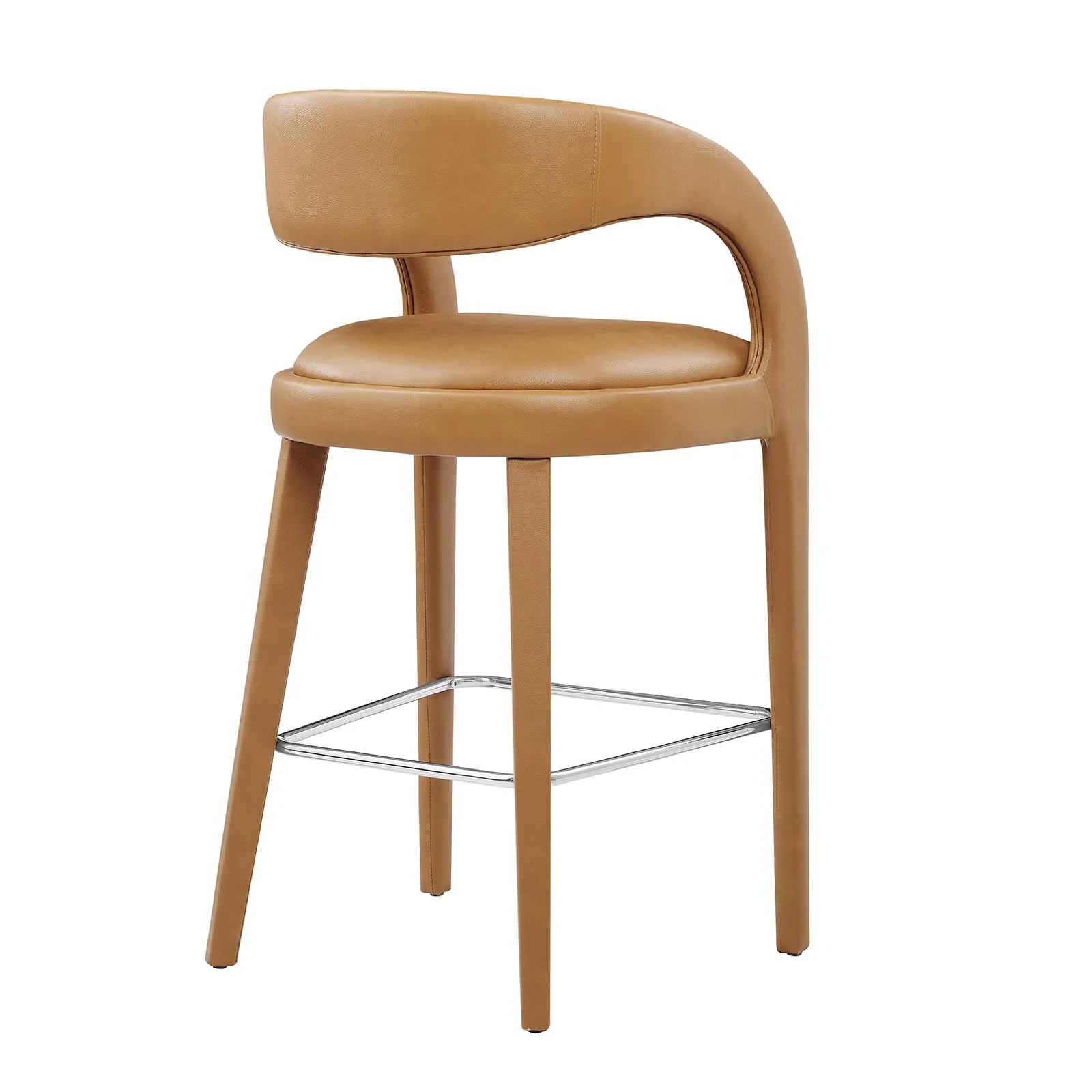 Pinnacle Vegan Leather Bar Stool Set of Two By Modway - EEI-6567 - Image 13