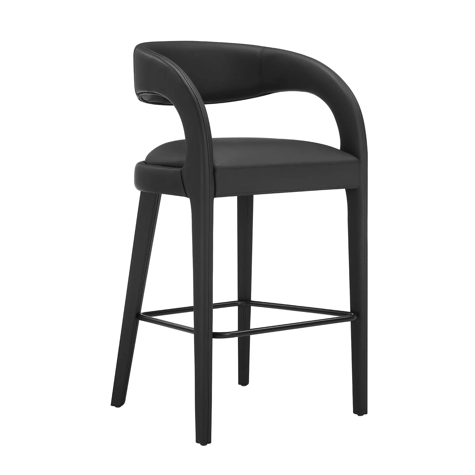 Pinnacle Vegan Leather Bar Stool Set of Two By Modway - EEI-6567 - Image 7