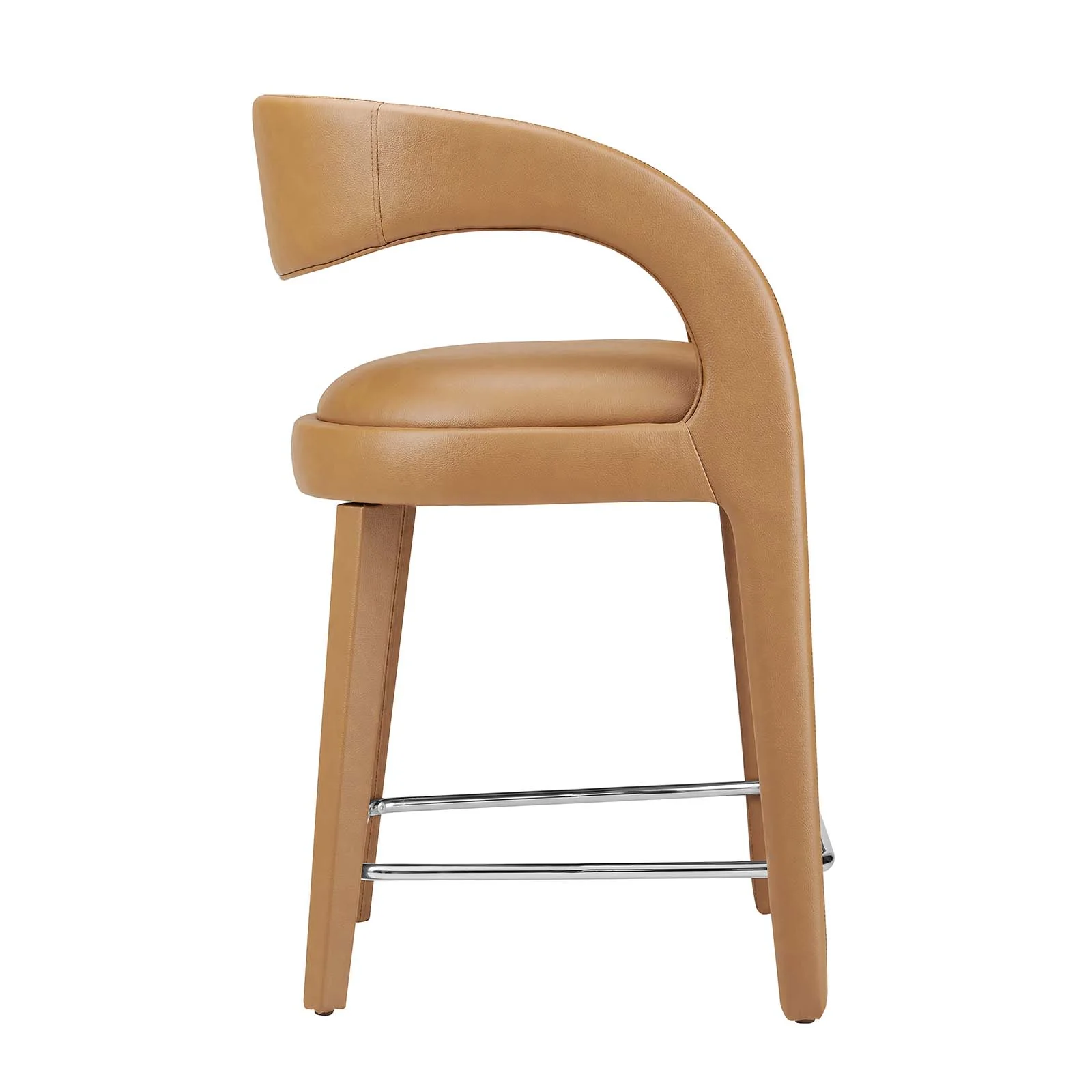 Pinnacle Vegan Leather Counter Stool Set of Two By Modway - EEI-6564 - Image 12