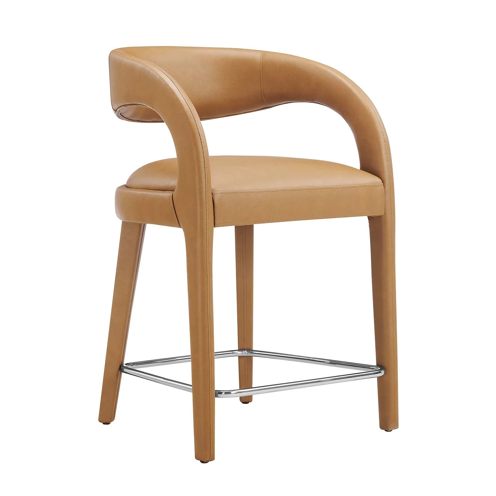 Pinnacle Vegan Leather Counter Stool Set of Two By Modway - EEI-6564 - Image 16
