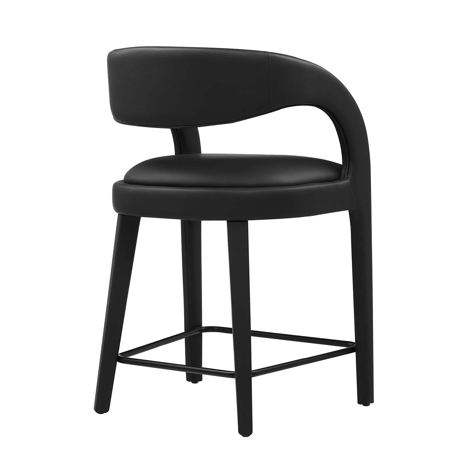 Pinnacle Vegan Leather Counter Stool Set of Two By Modway - EEI-6564 - Image 4
