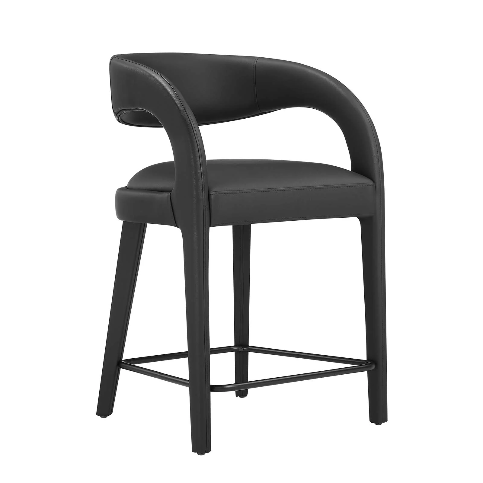 Pinnacle Vegan Leather Counter Stool Set of Two By Modway - EEI-6564 - Image 7