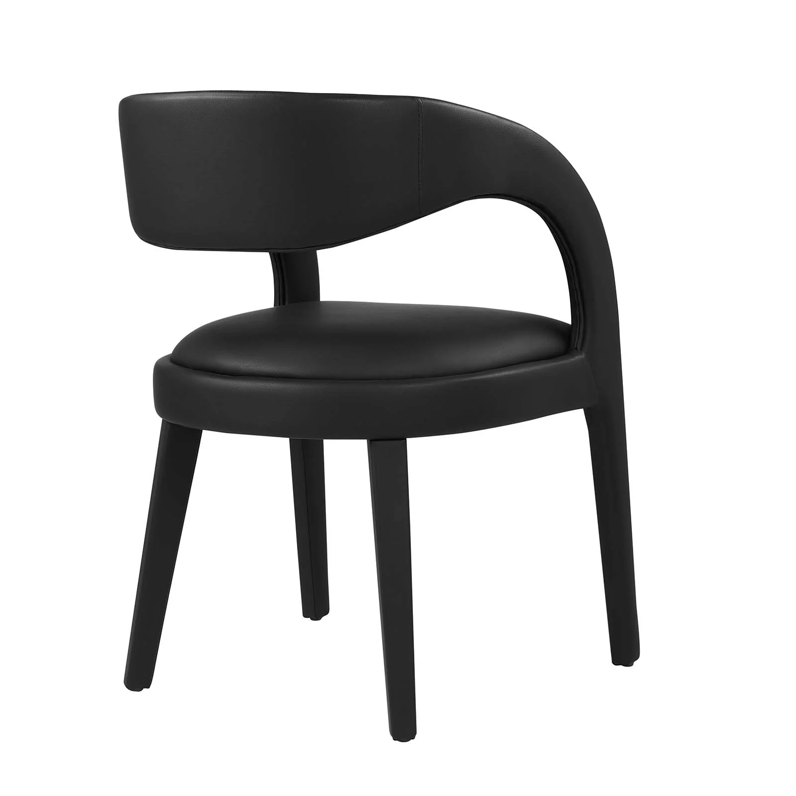 Pinnacle Vegan Leather Dining Chair Set of Two By Modway - EEI-6561 - Image 4