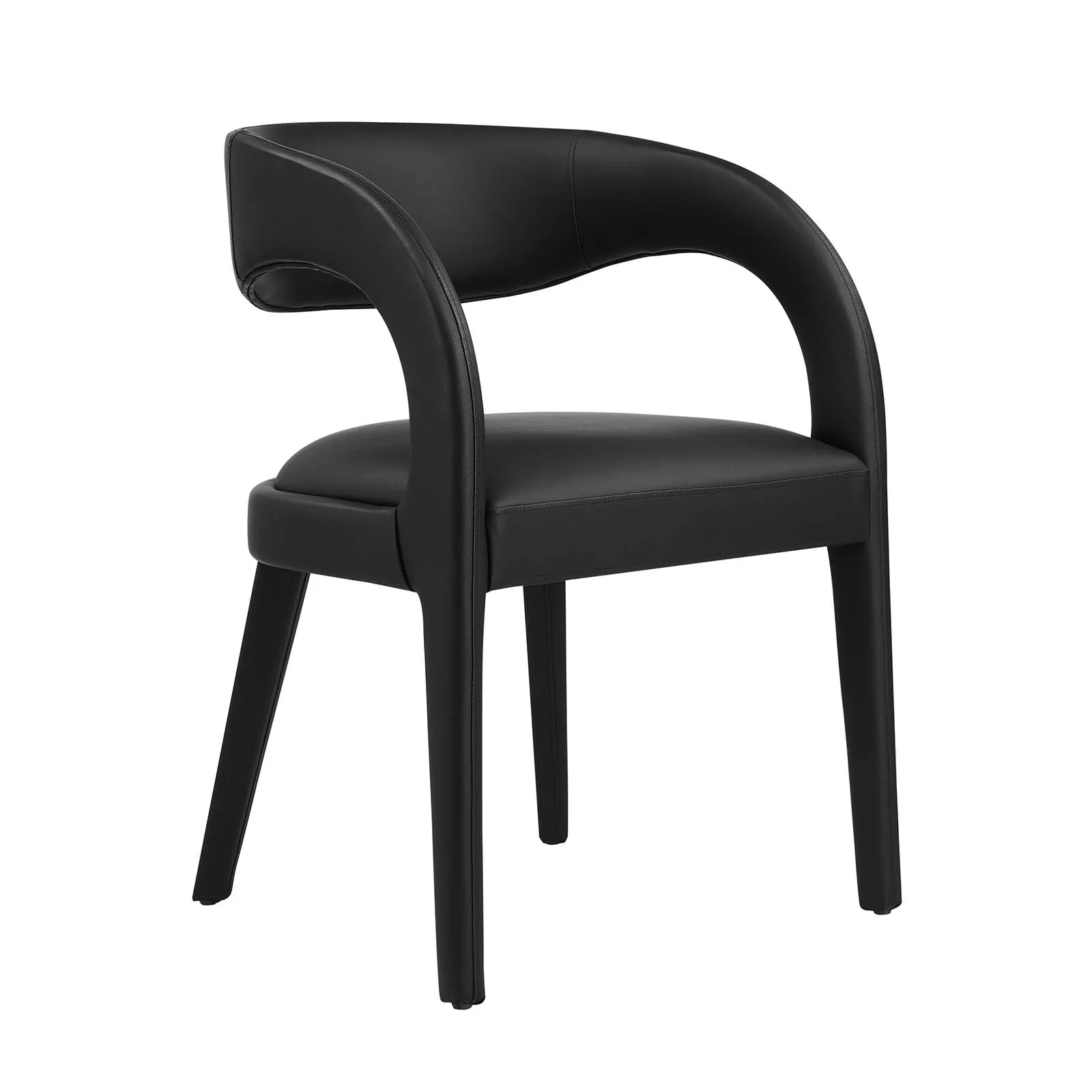 Pinnacle Vegan Leather Dining Chair Set of Two By Modway - EEI-6561 - Image 7