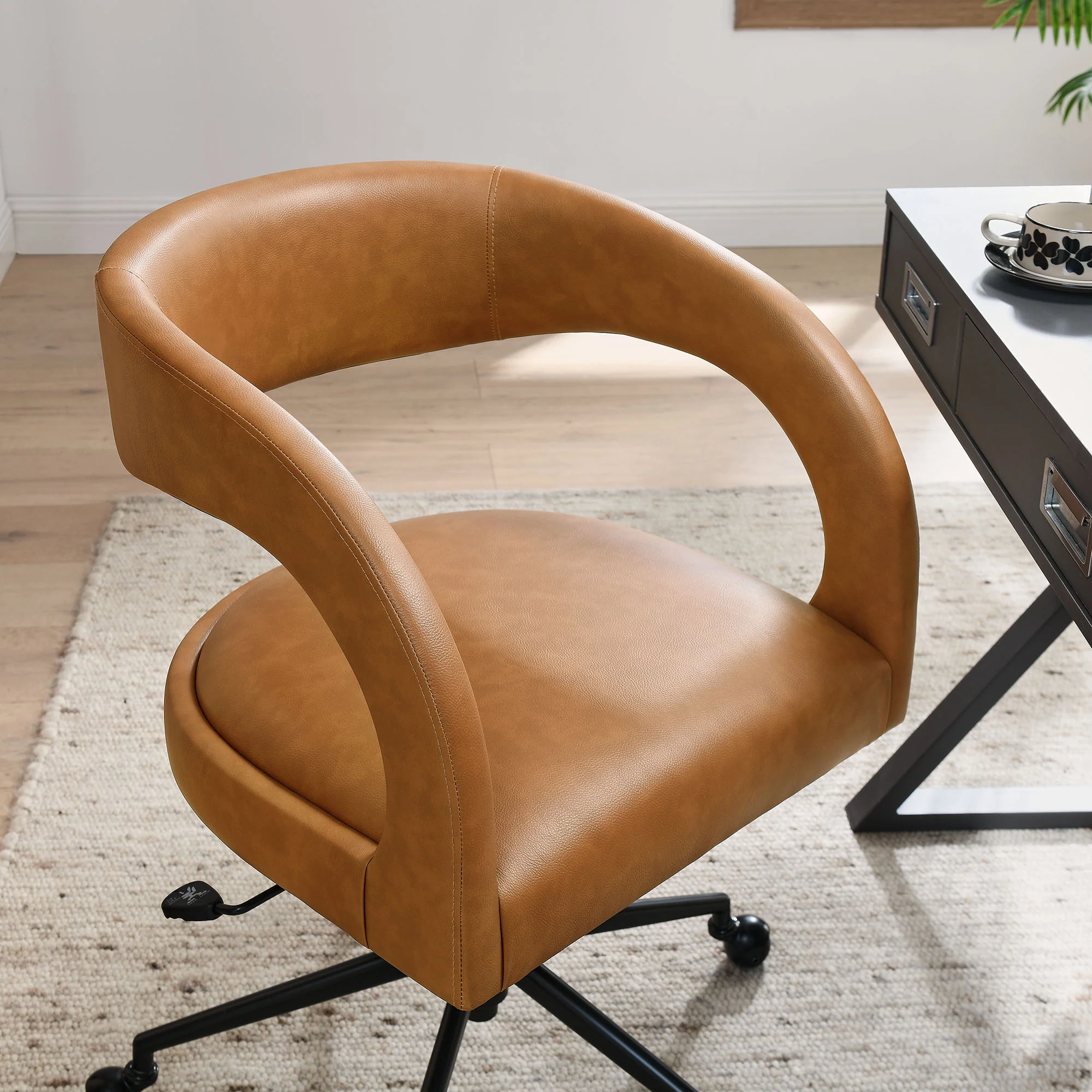 Pinnacle Vegan Leather Office Chair by Modway - Image 17