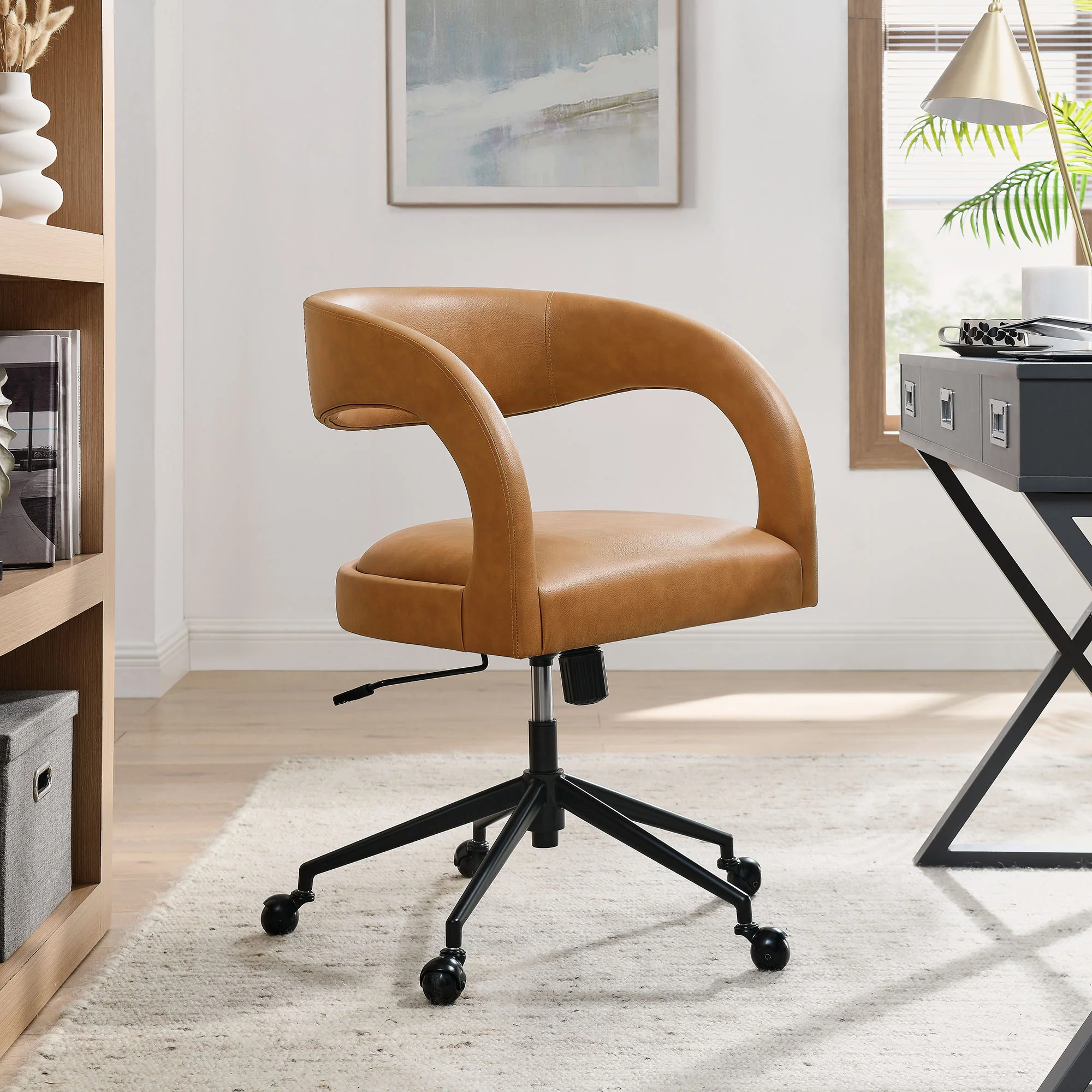 Pinnacle Vegan Leather Office Chair by Modway - Image 18