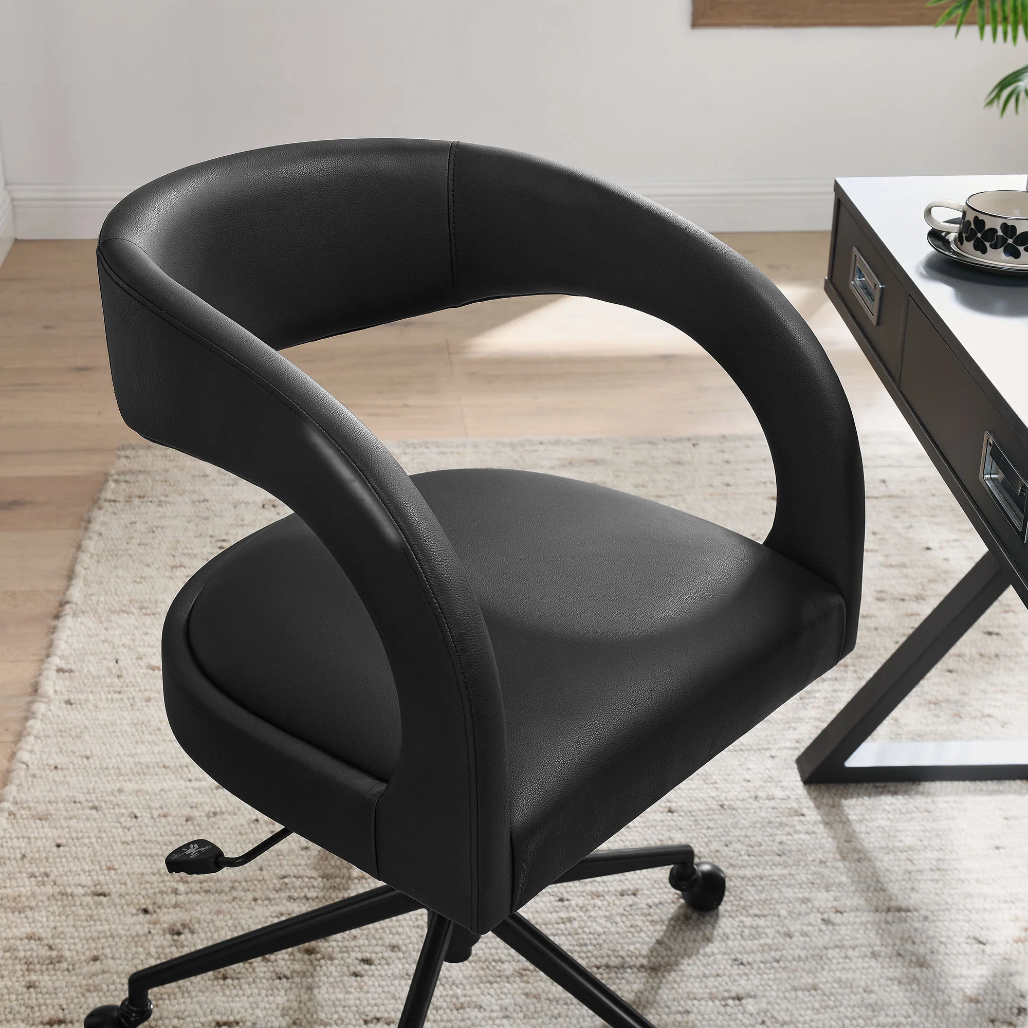 Pinnacle Vegan Leather Office Chair by Modway - Image 8