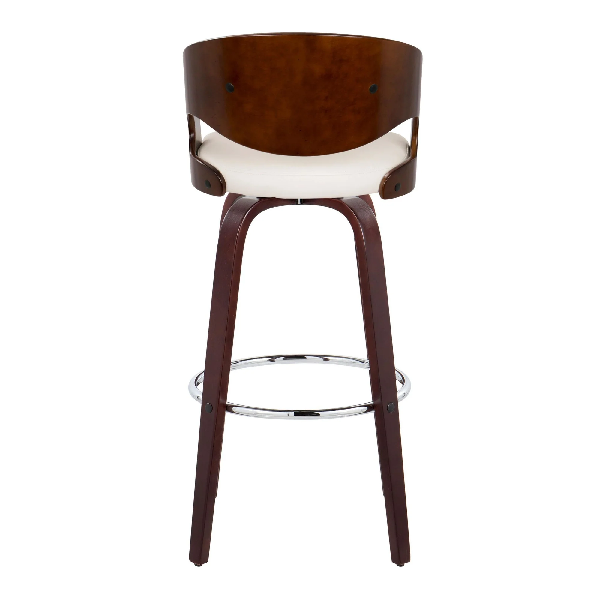 Pino 30" Fixed-Height Barstool - Set of 2 By LumiSource - B30-PINOPU-GRTZR2 CHCHW2 - Image 6