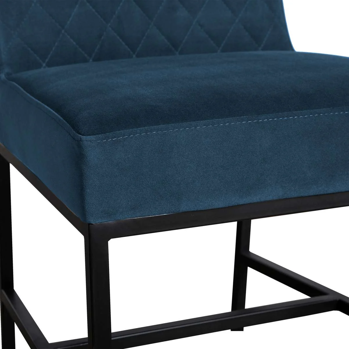 Pirate and Blue Napoli 5 Piece Modern Dining Set By Armen Living - Image 6