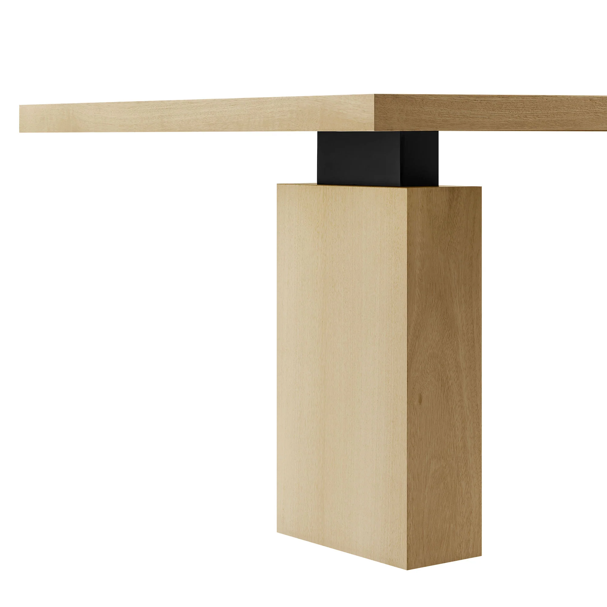 Piston 82" Rectangular Wood Dining Table by Modway - Image 6