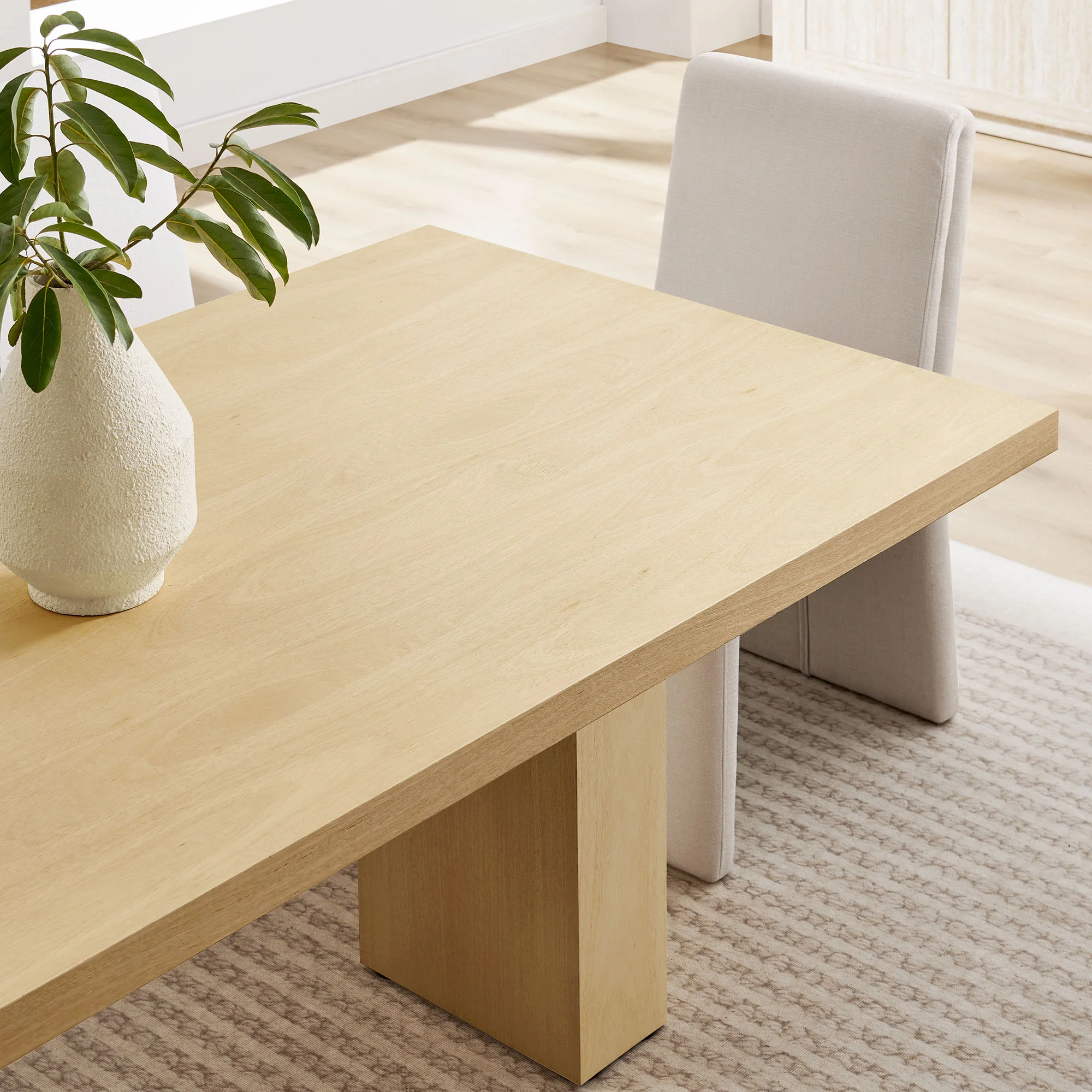 Piston 82" Rectangular Wood Dining Table by Modway - Image 7