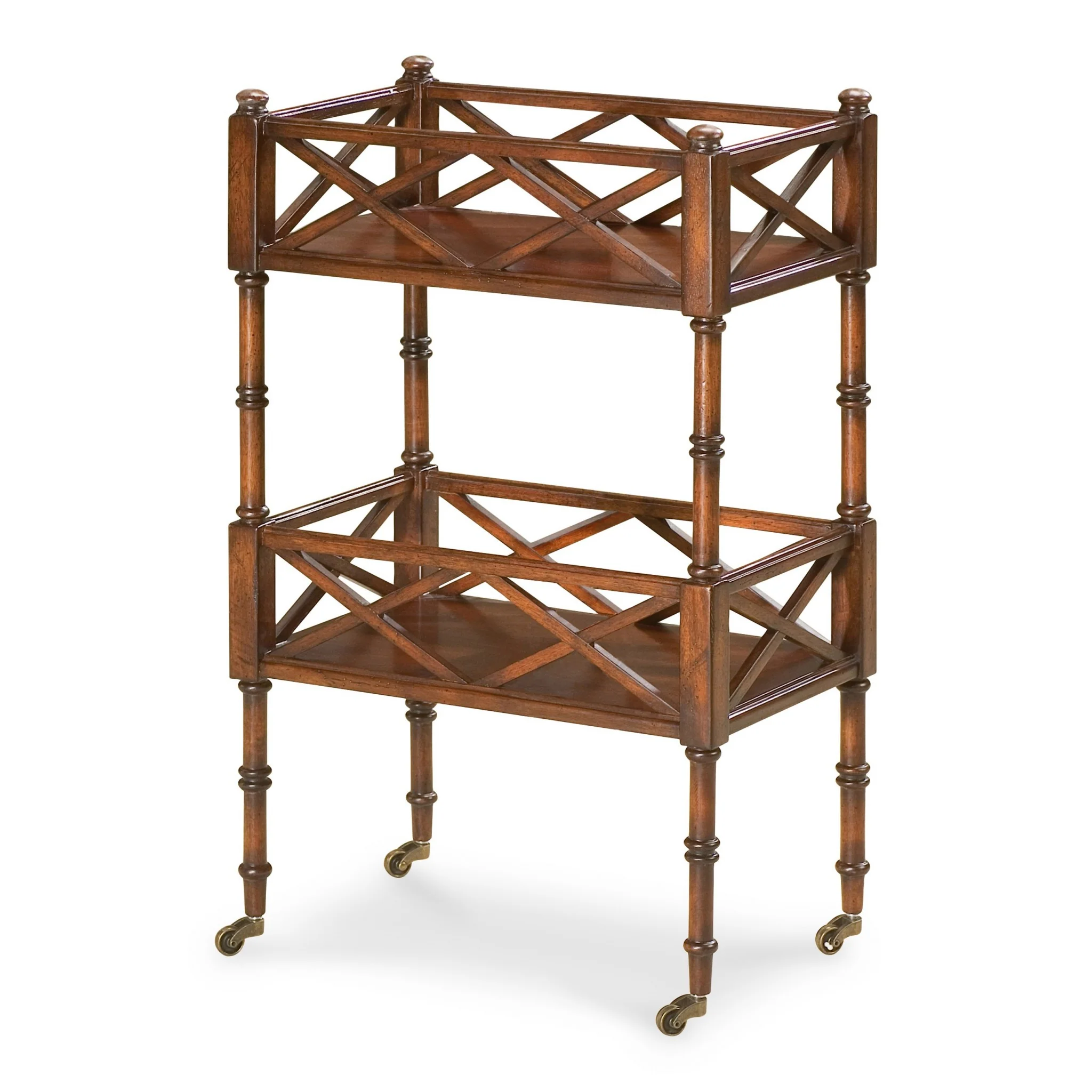 Plantation Cherry Mobile Server By Homeroots - Image 4