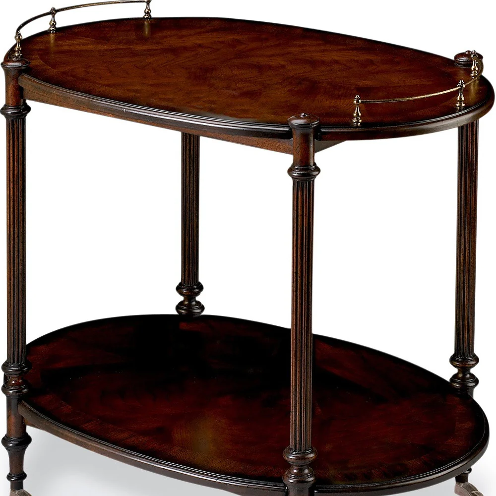 Plantation Cherry Tea Server By Homeroots - Image 5